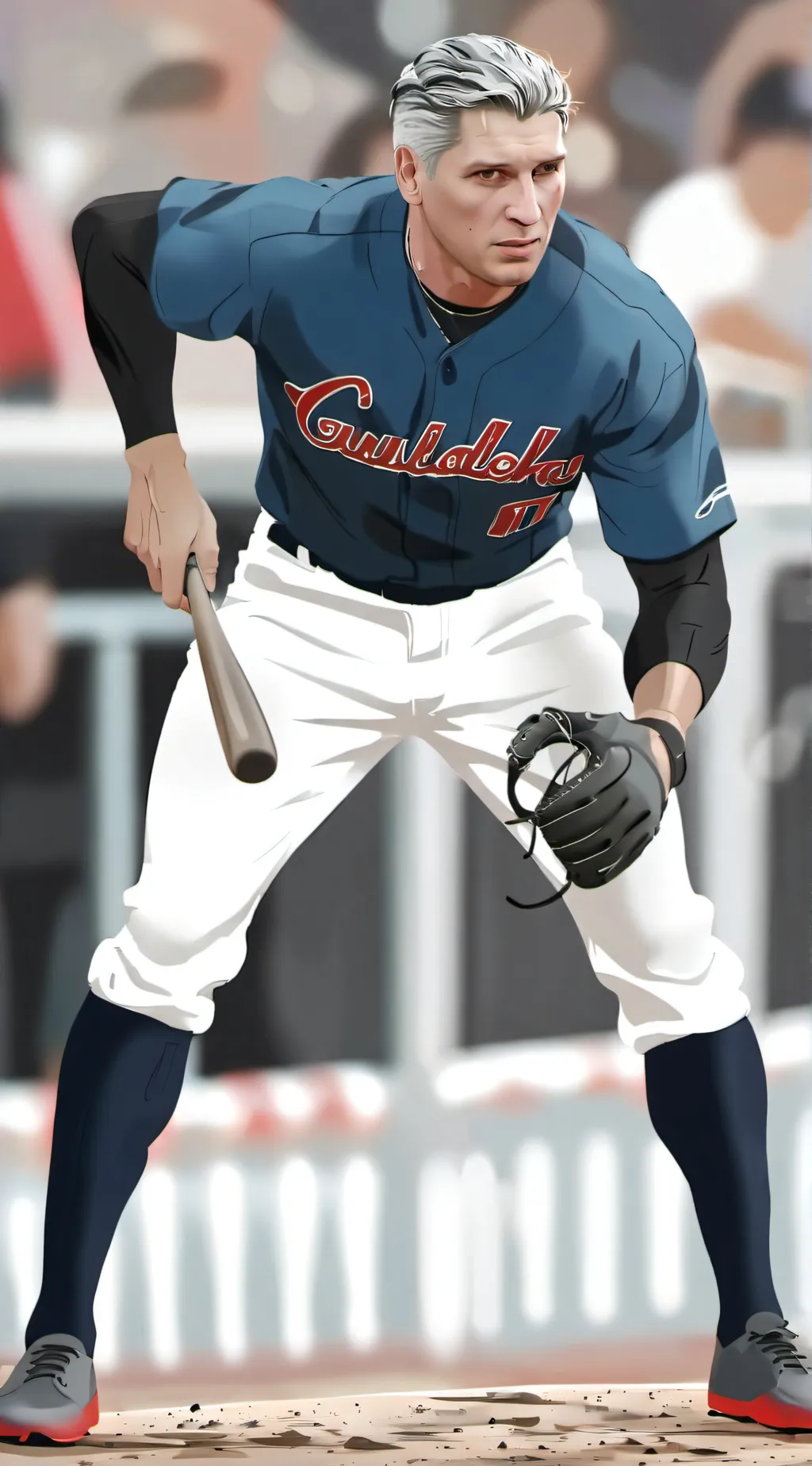 ai character: Díaz Canel cuba p background