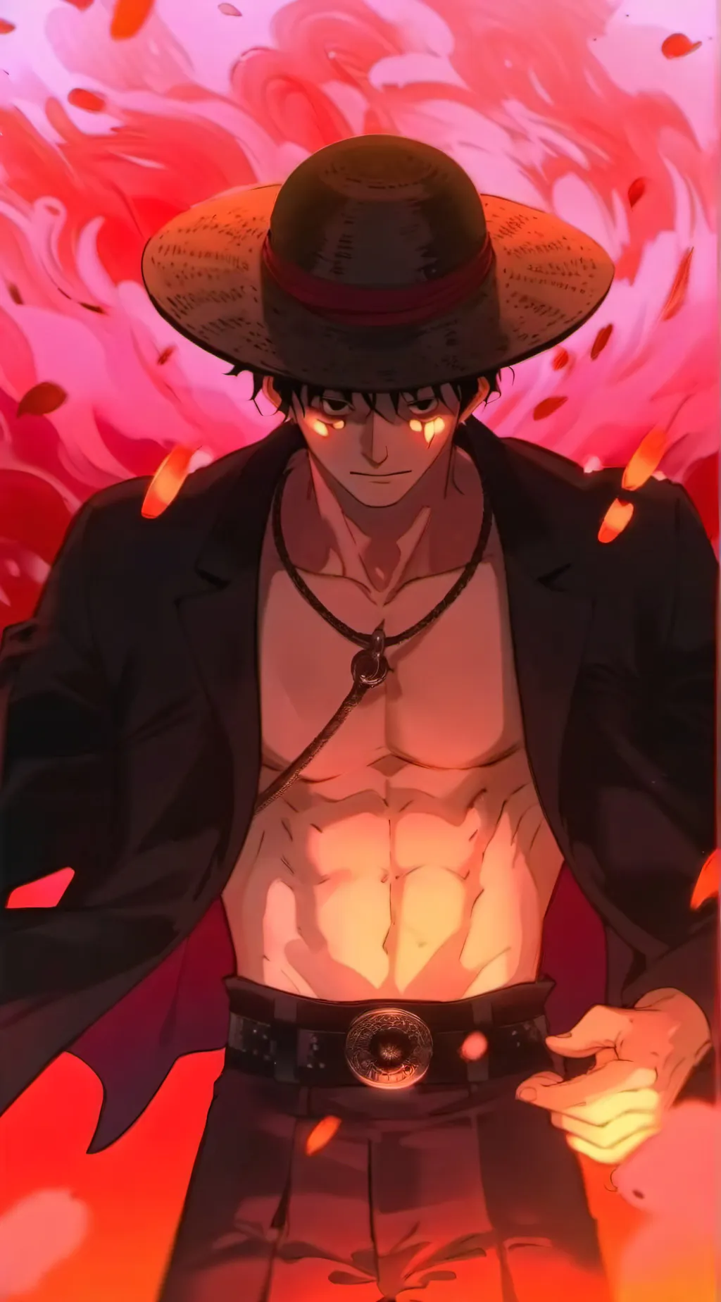 ai character: monkey d luffy background