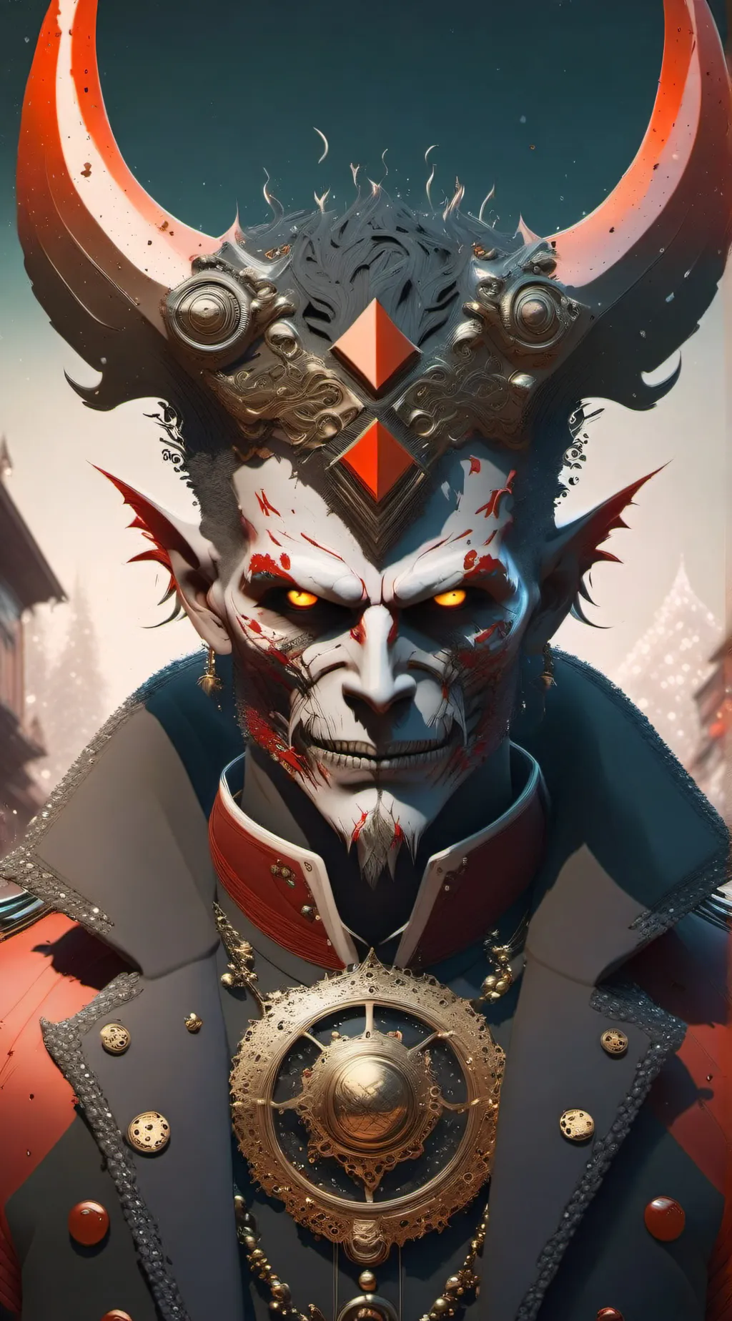 ai character: demon background