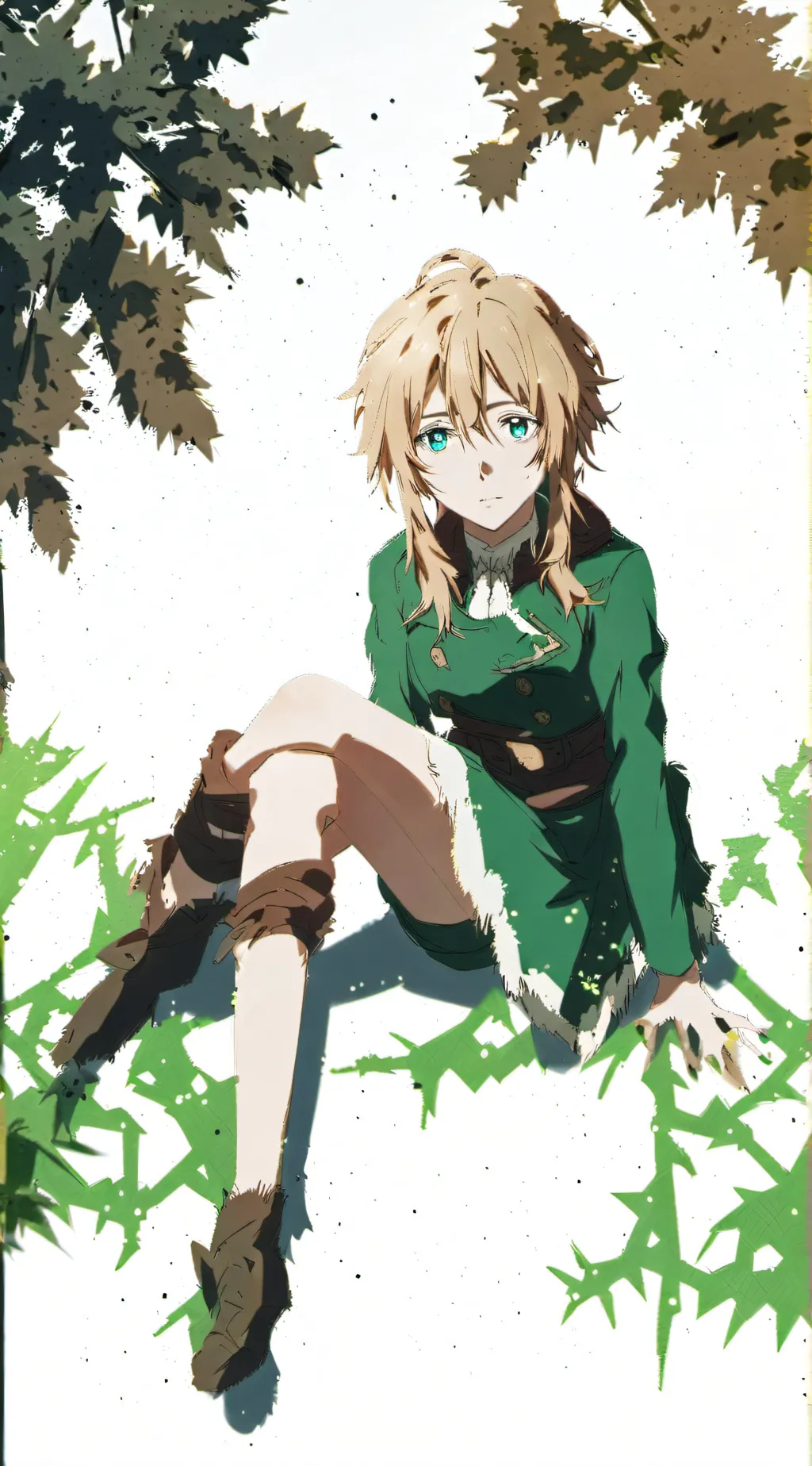 ai character: Violet Evergarden background