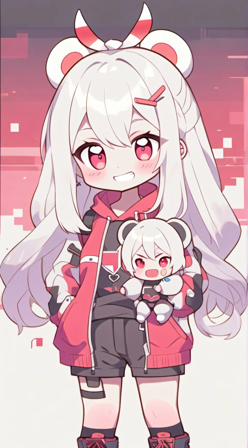 ai character: Kitsume  background