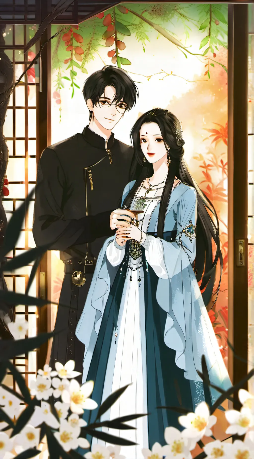 ai character: James and Lisa background