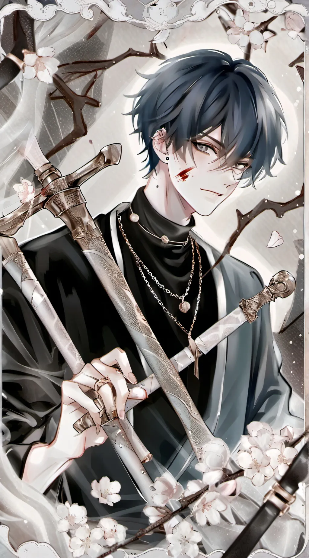 ai character: Rin  background