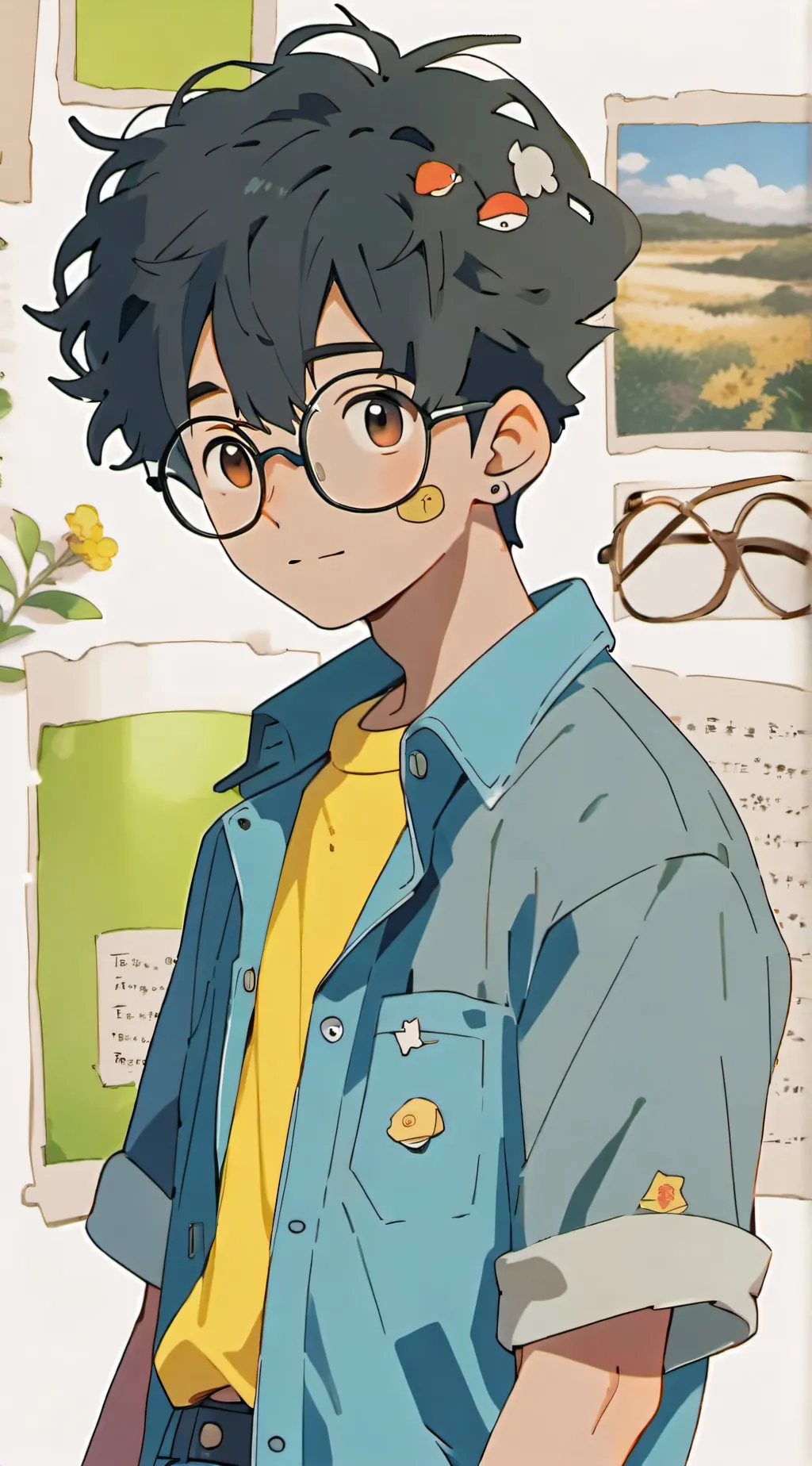 ai character: Eyn background