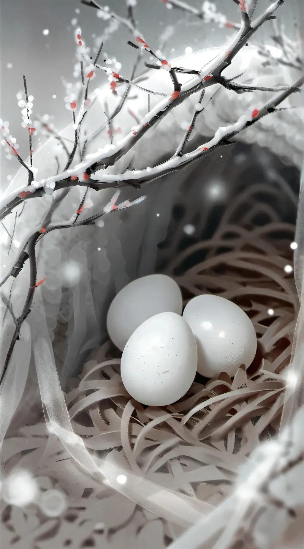 ai character: Egg cave background