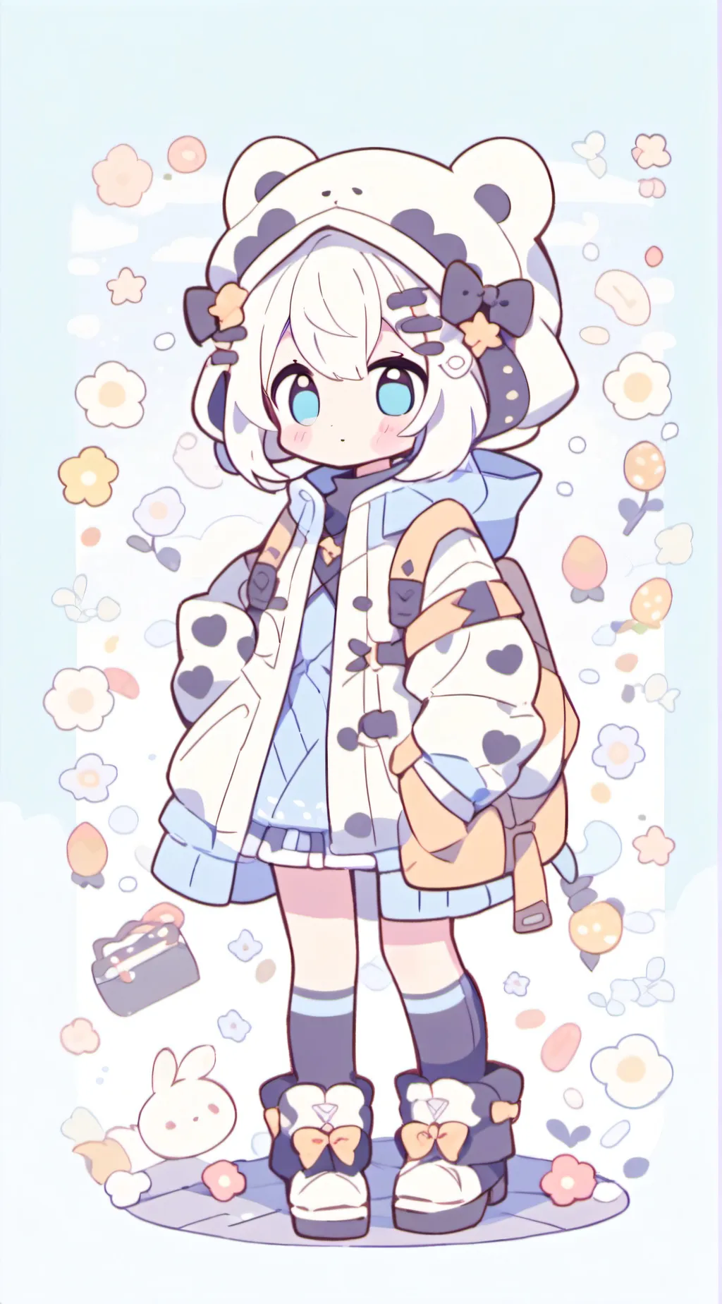 ai character: Luna background