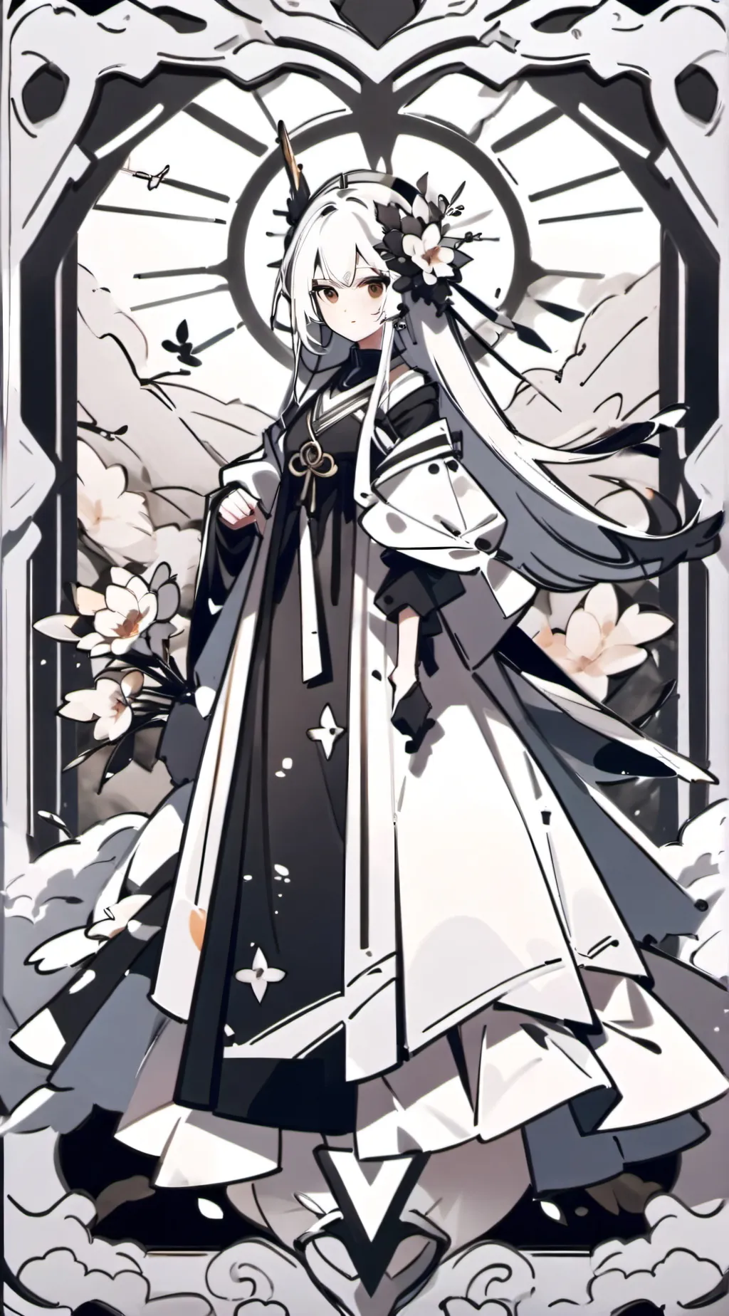 ai character: Lady ^^ background