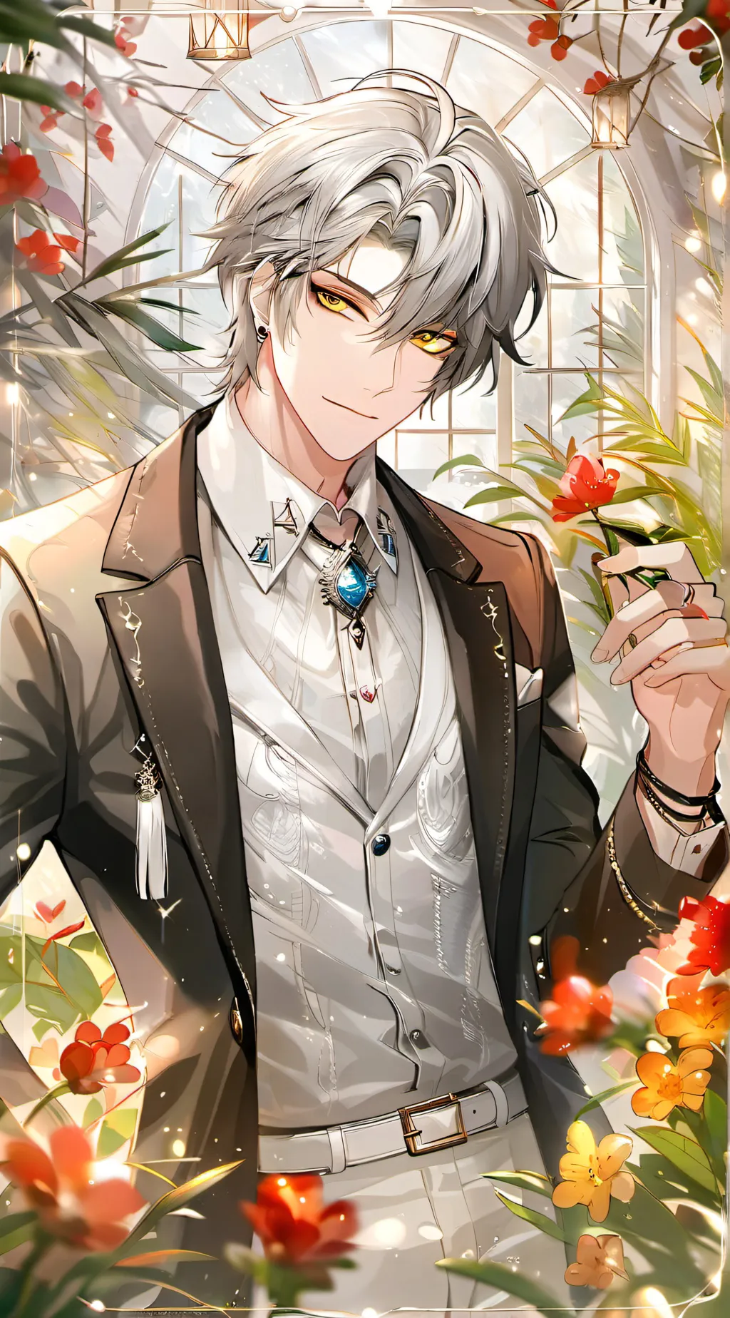 ai character: Helius Agreca⚜️ background