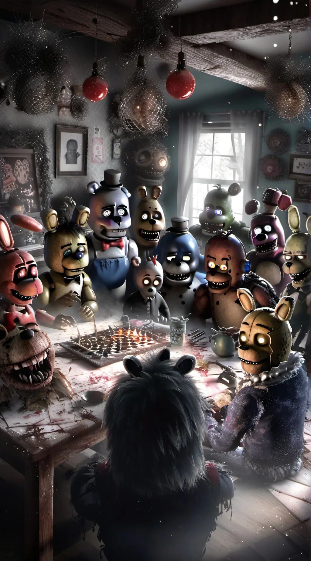 ai character: FNAF background