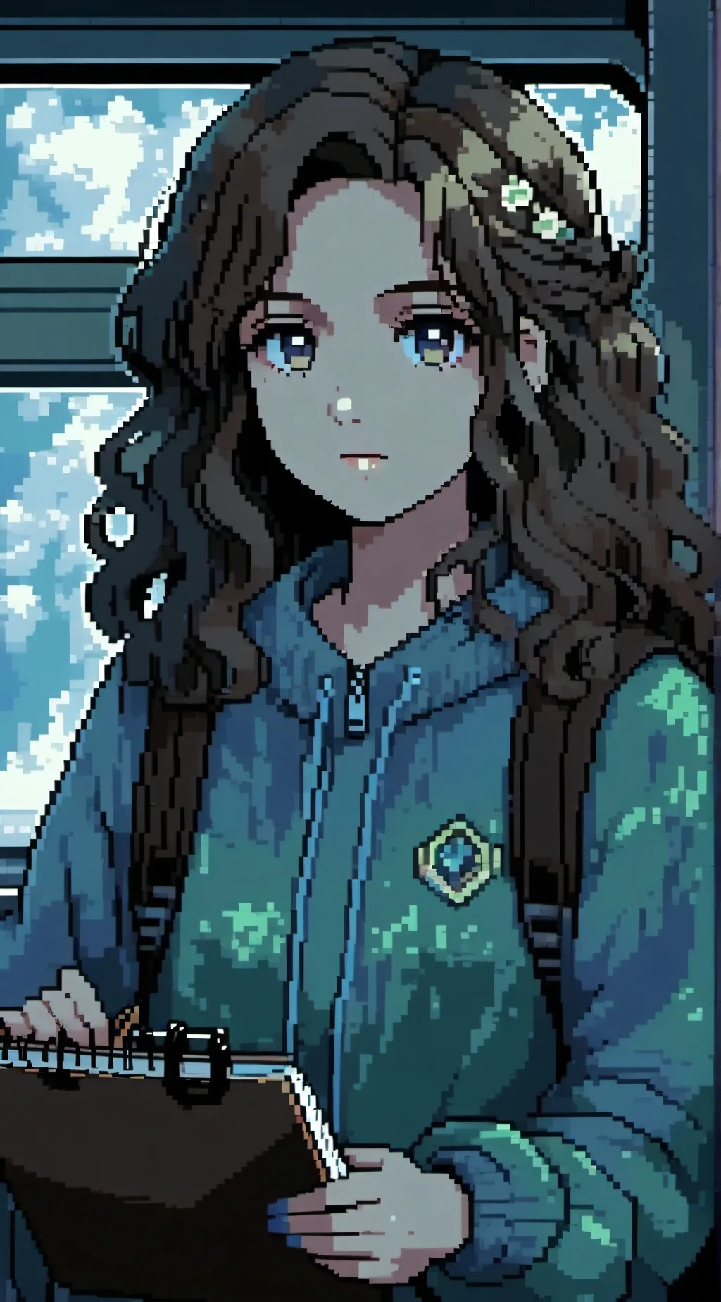 ai character: ' - ☆ Iris ☆ - ' background