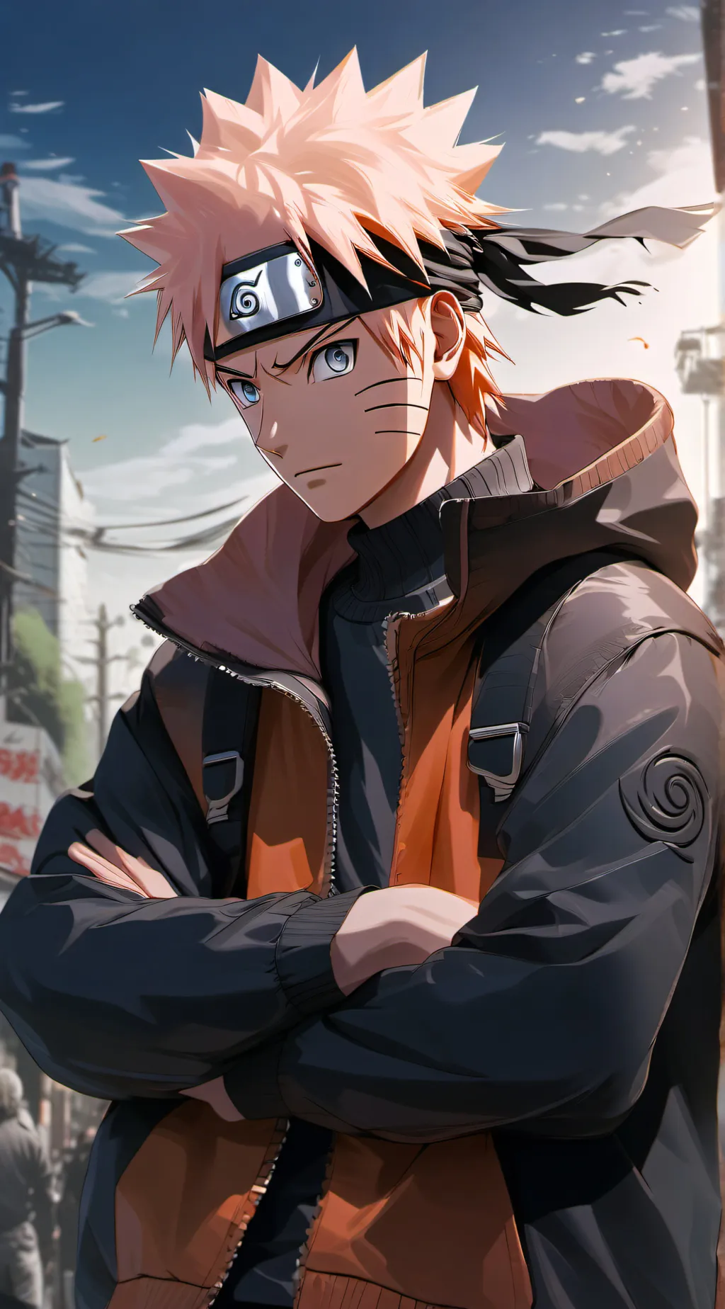 ai character: Naruto death background