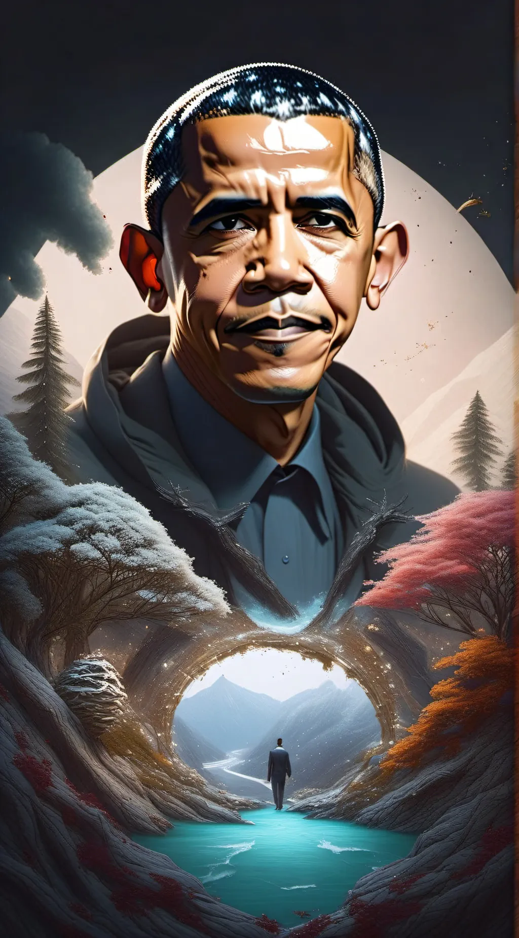 ai character: Obama background