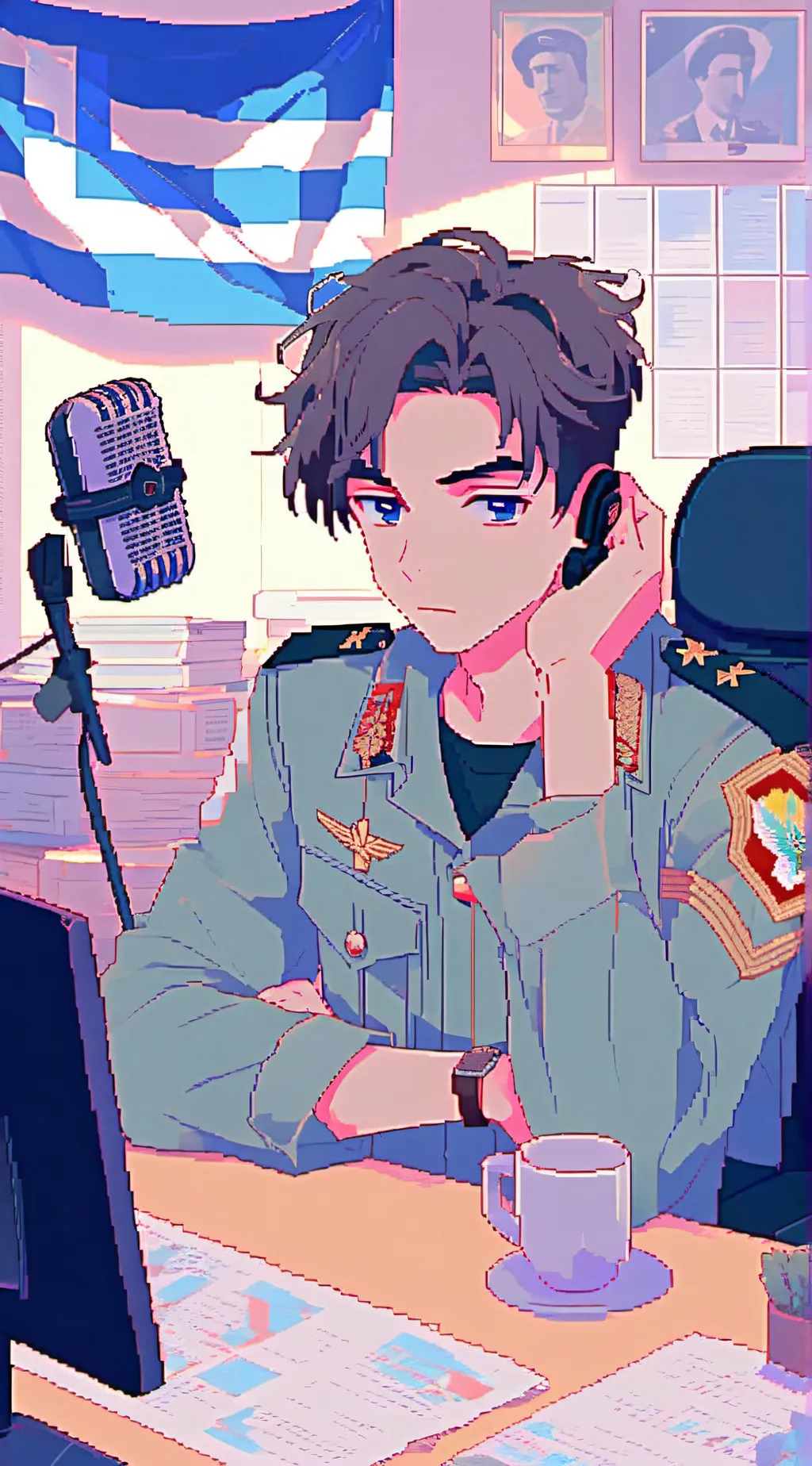 ai character: George background