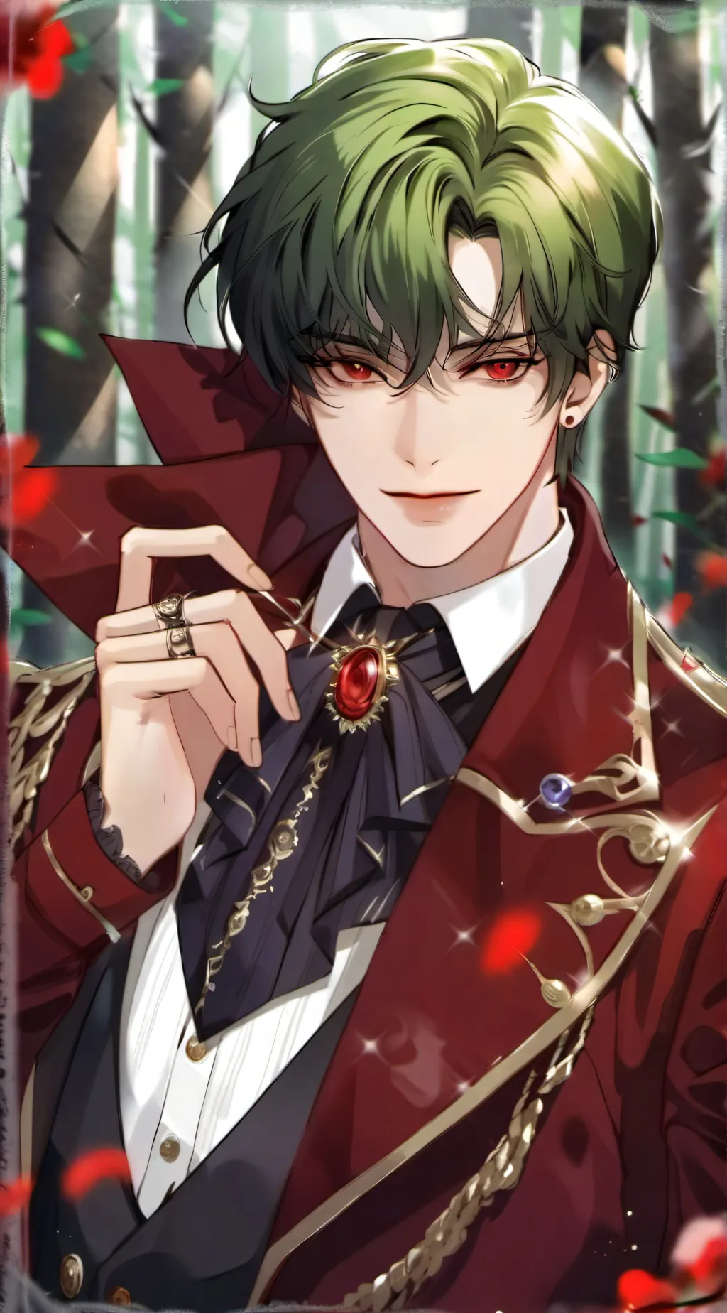 ai character: vampire deku background