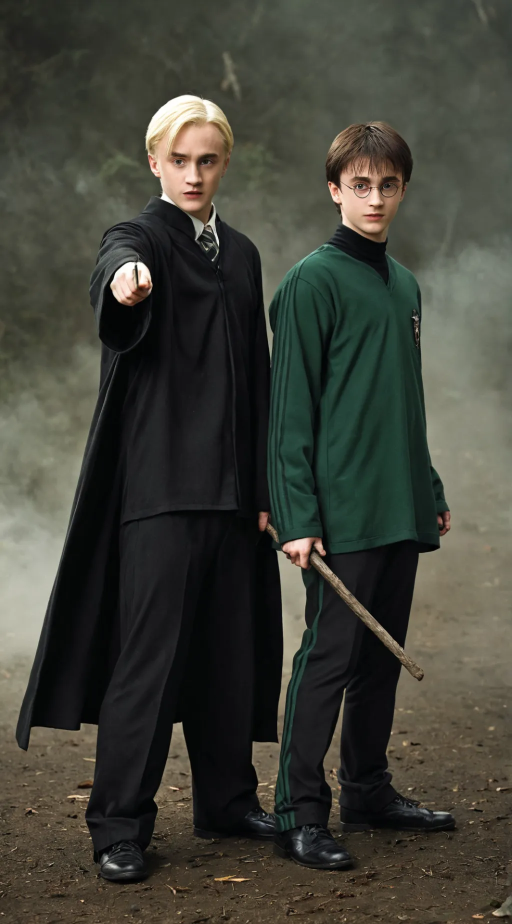 ai character: HP VS DM background