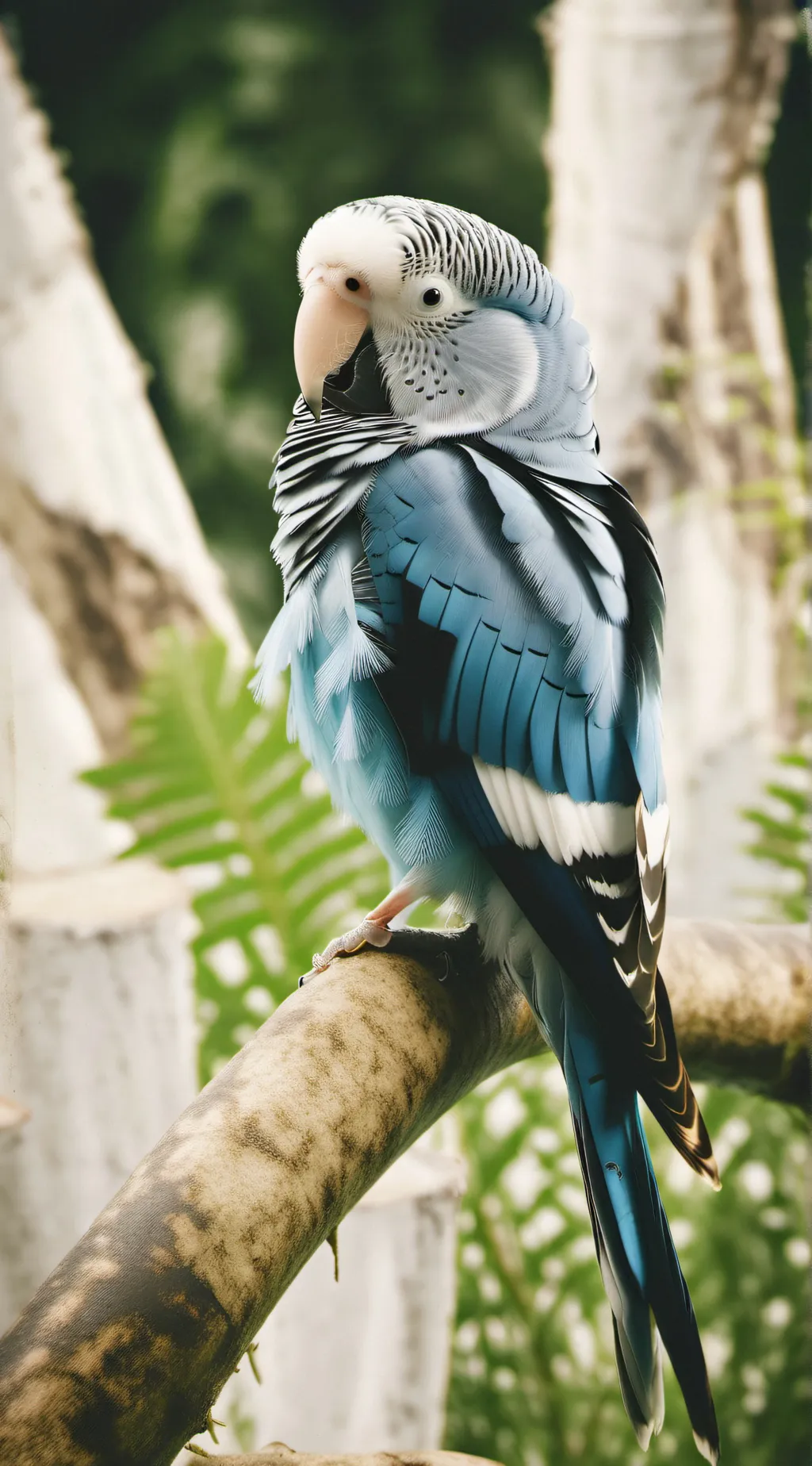 ai character: Stephen parakeet background