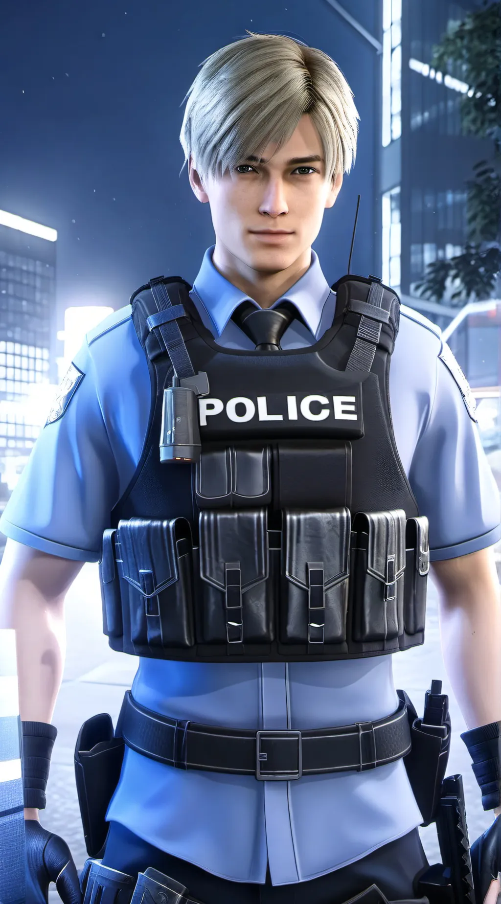 ai character: Leon Scott Kennedy background