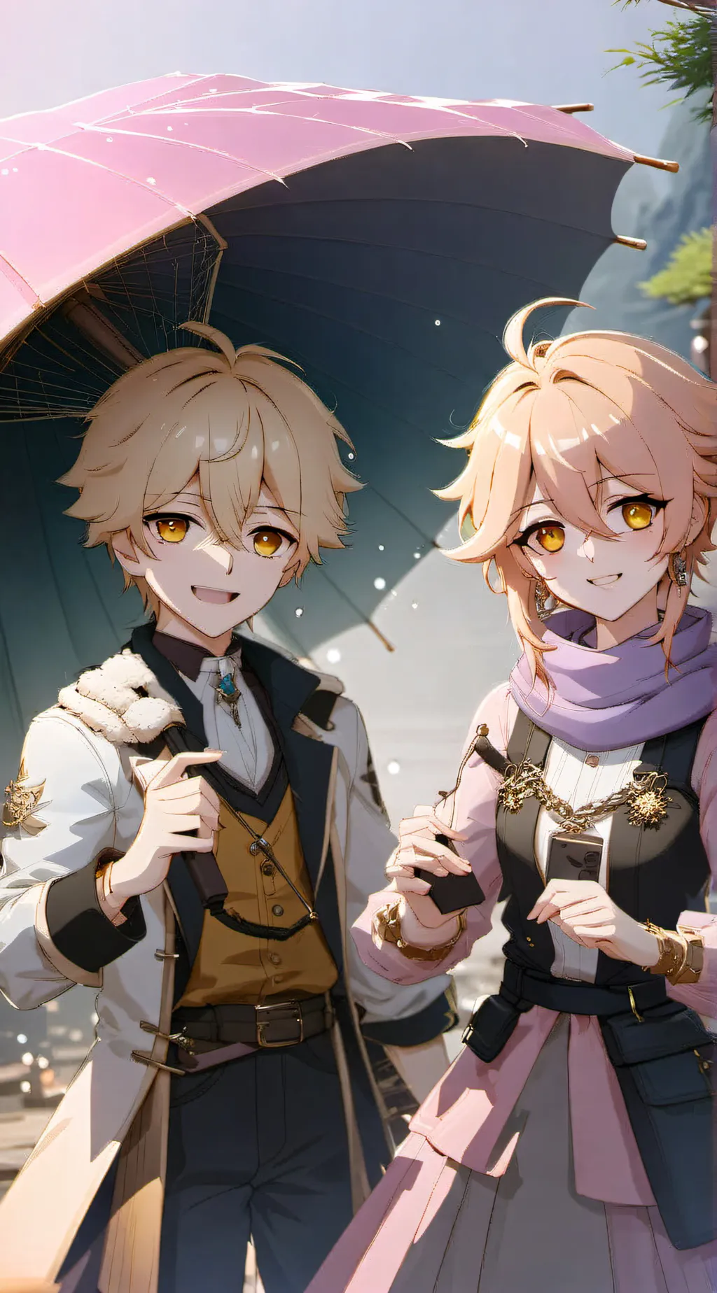 ai character: Rayne Gerald&jelou background