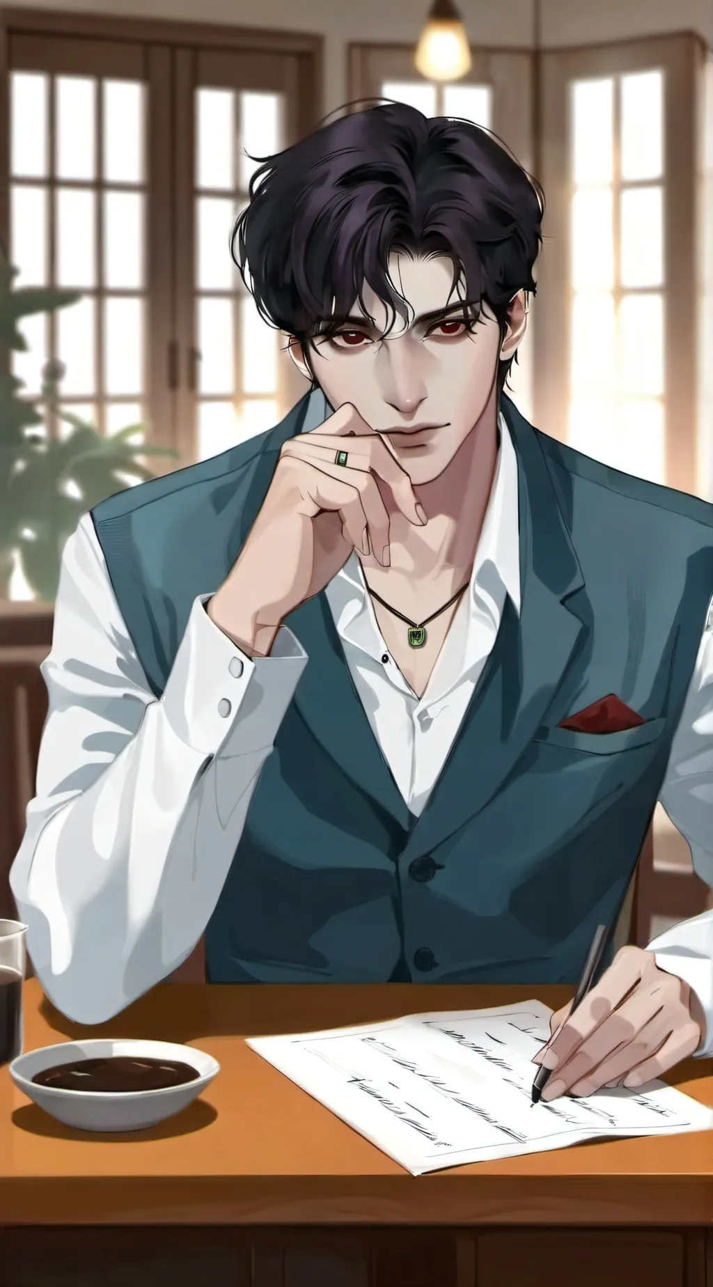 ai character: Marcos  background
