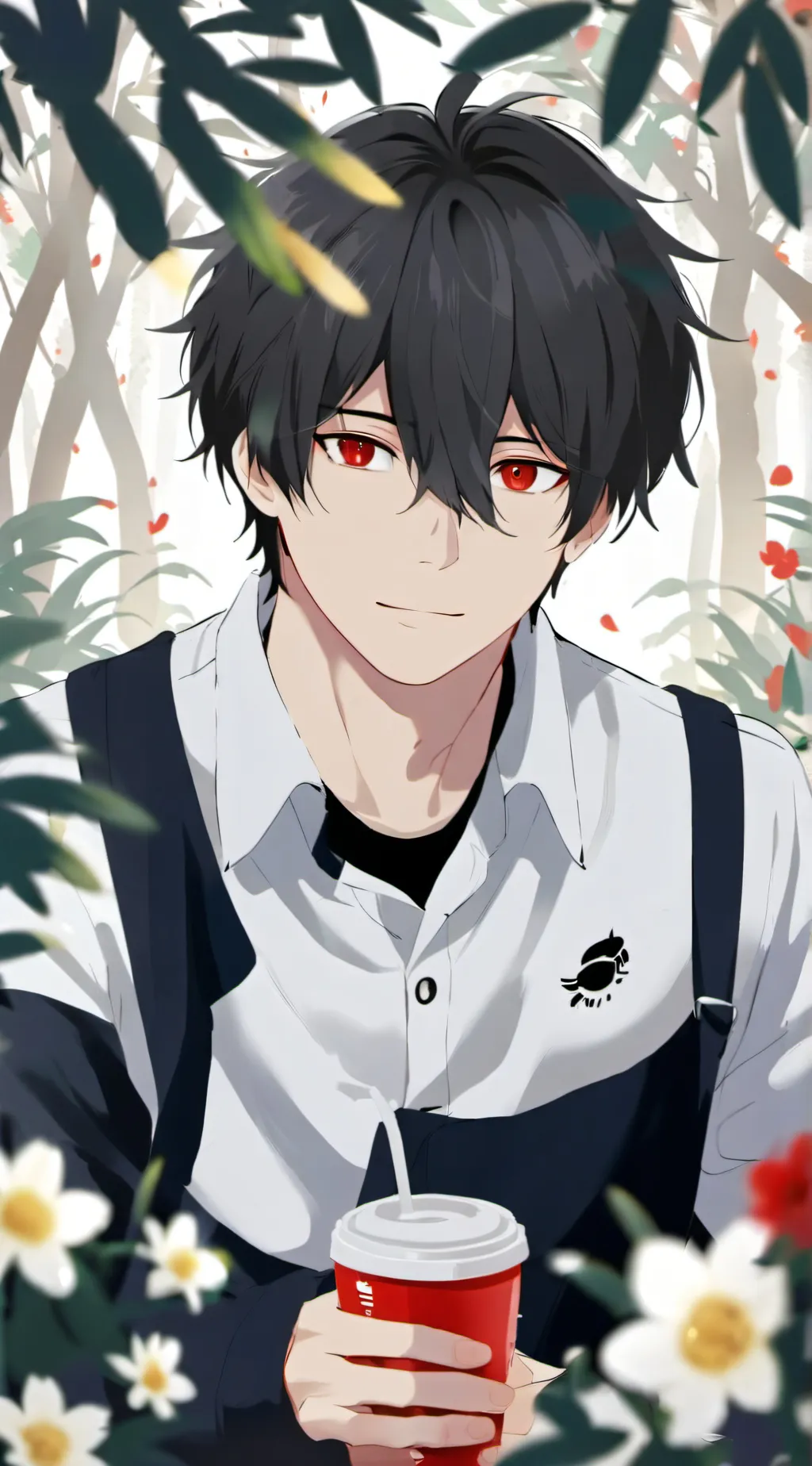 ai character: mark background