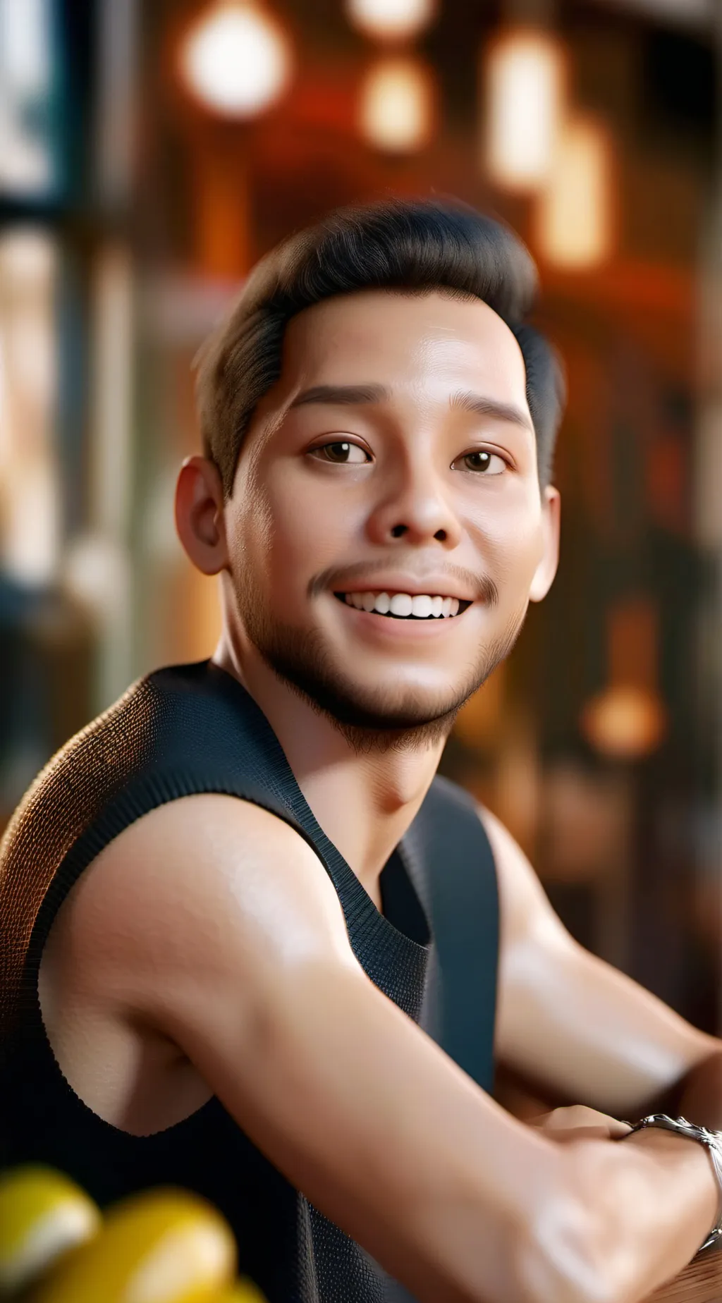 ai character: hi background