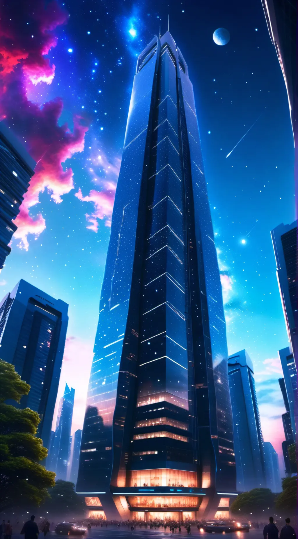 ai character: The first tower background