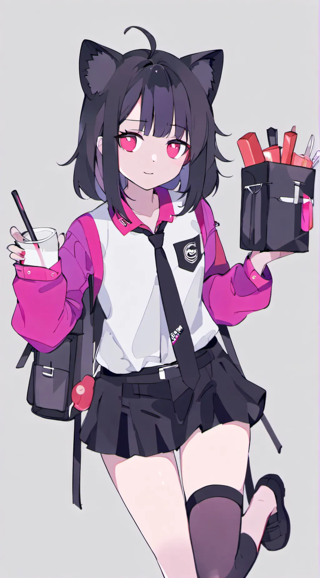 ai character: Cat girl

Girl cat background