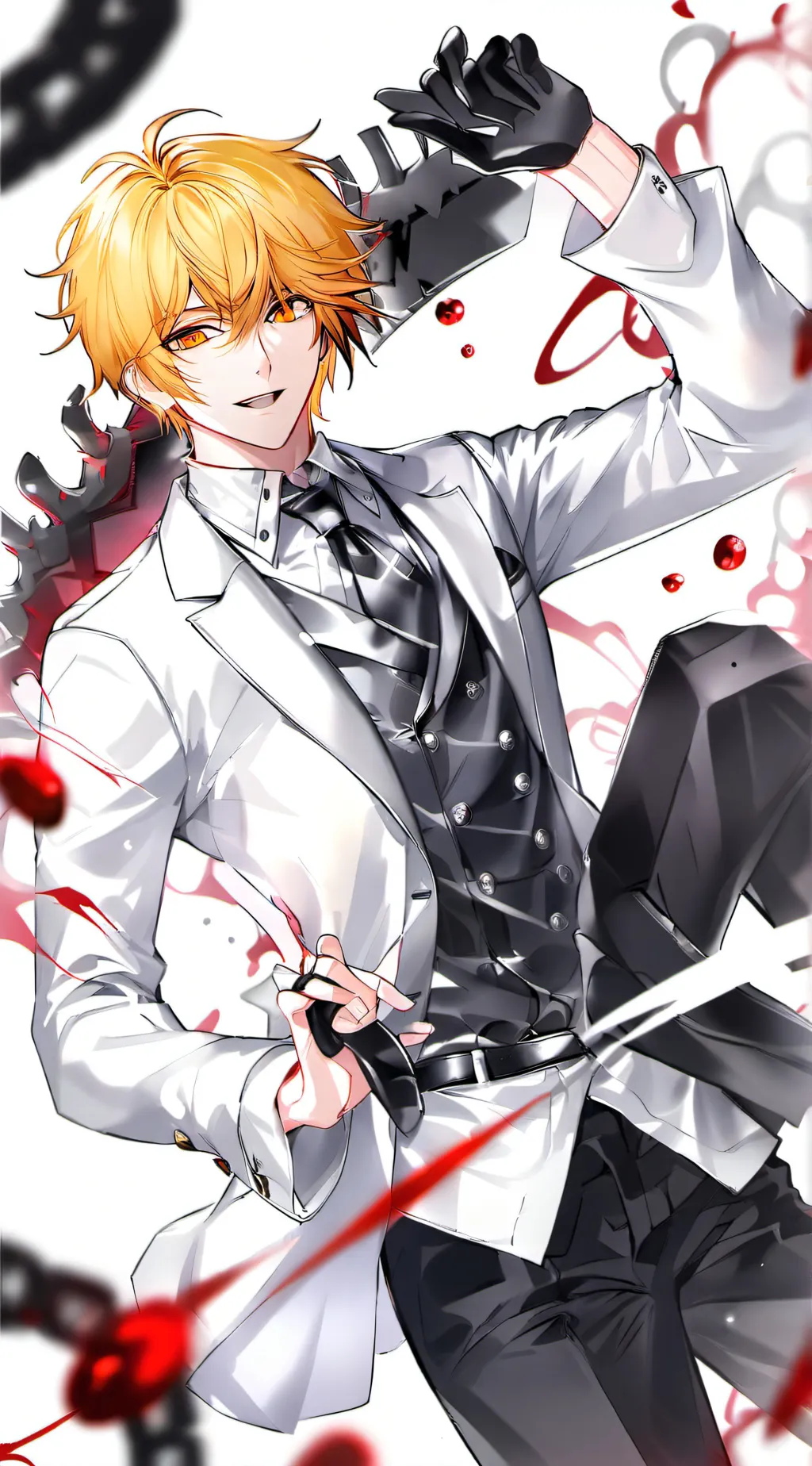 ai character: Denji  background