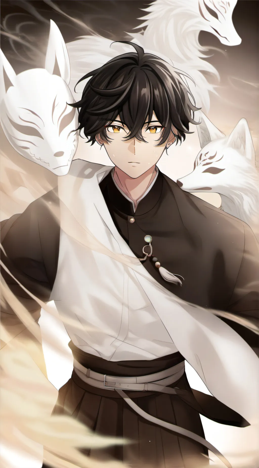 ai character: Demon slayer background