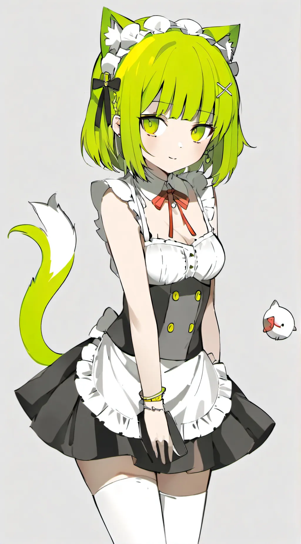 ai character: Neko Maid Tf Tg background