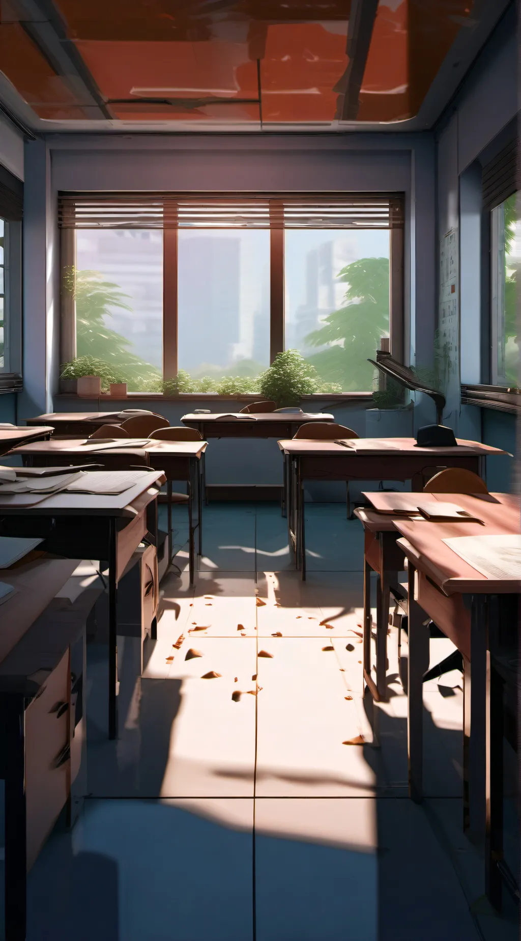 ai character: School  background