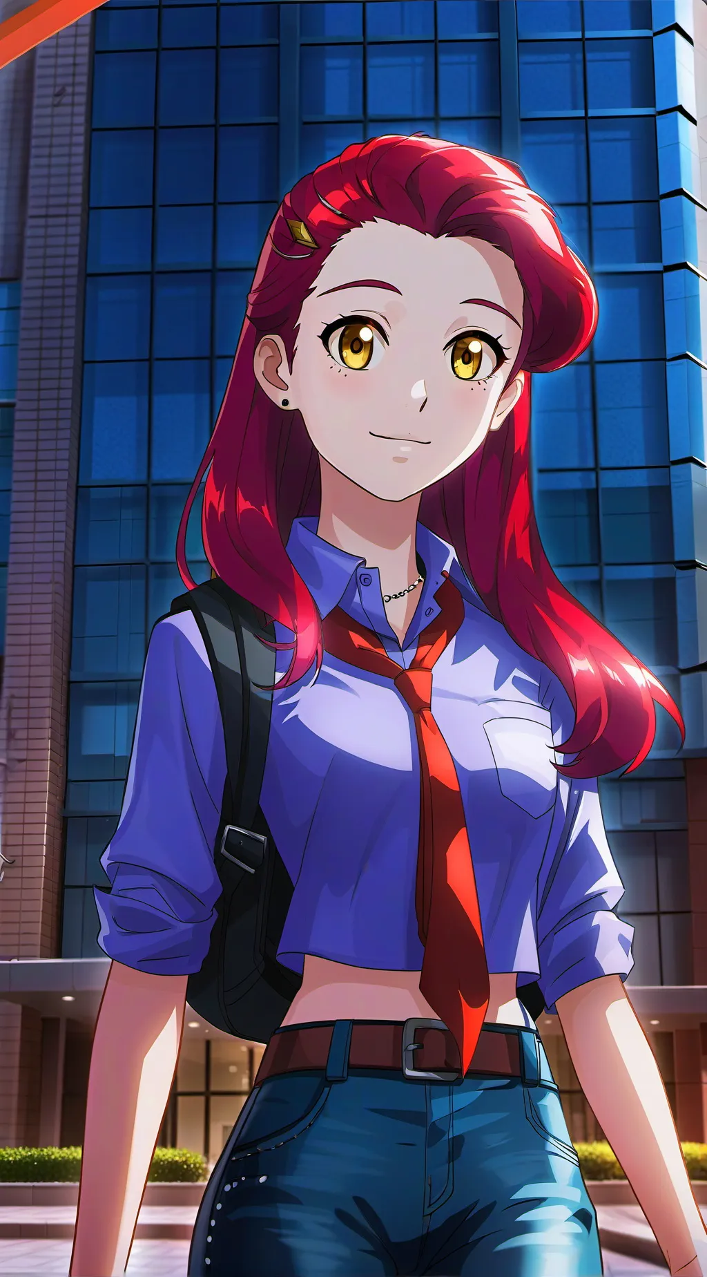 ai character: Ashley background