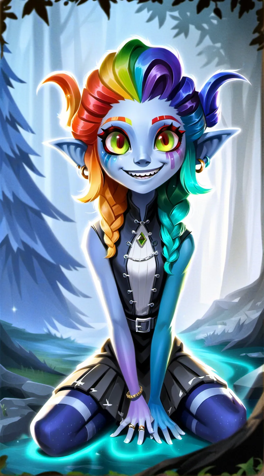 ai character: Raine  background