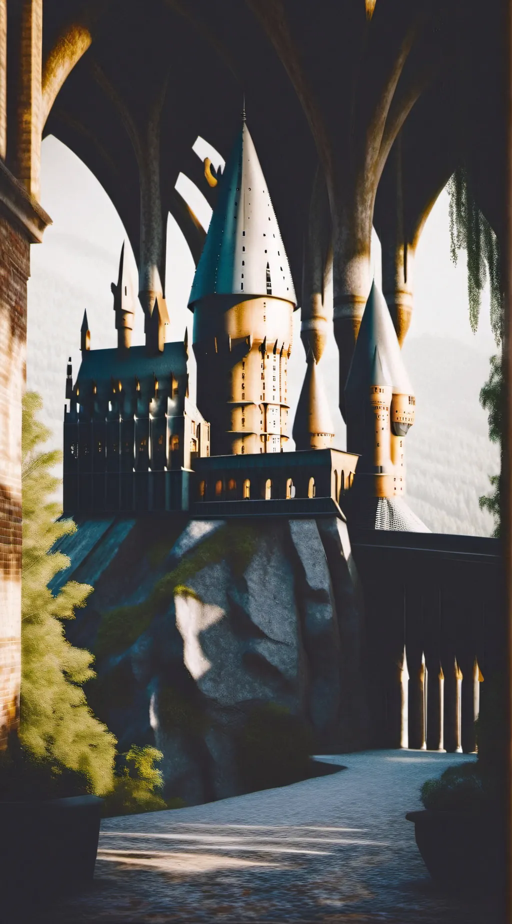 ai character: Hogwarts background