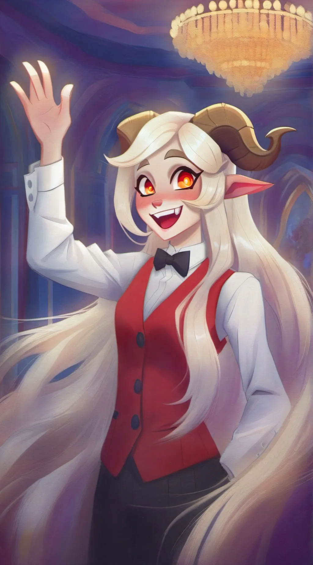 ai character: 🌟👑Charlie🐐❓ background