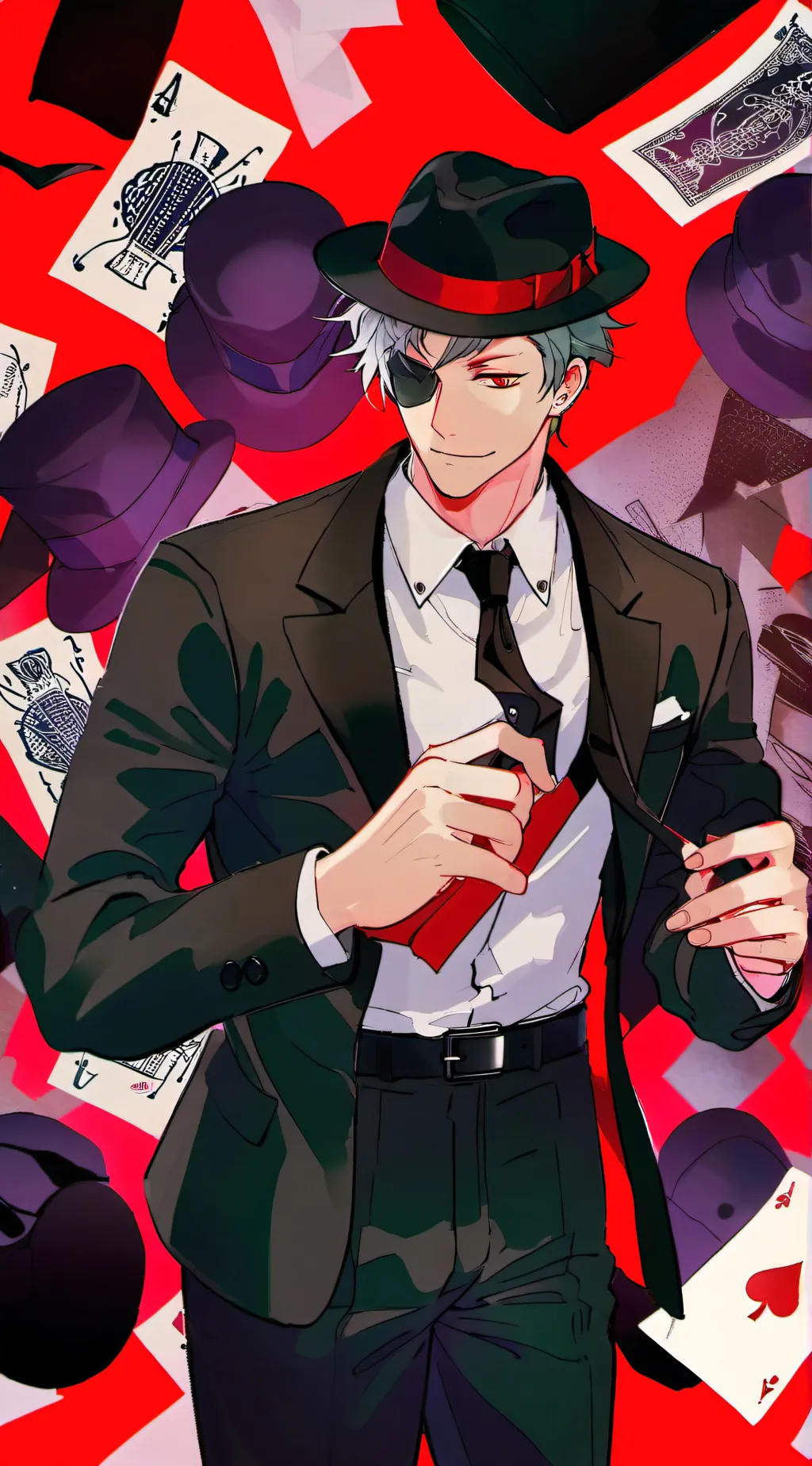 ai character: MHA Meet CrimeLord background