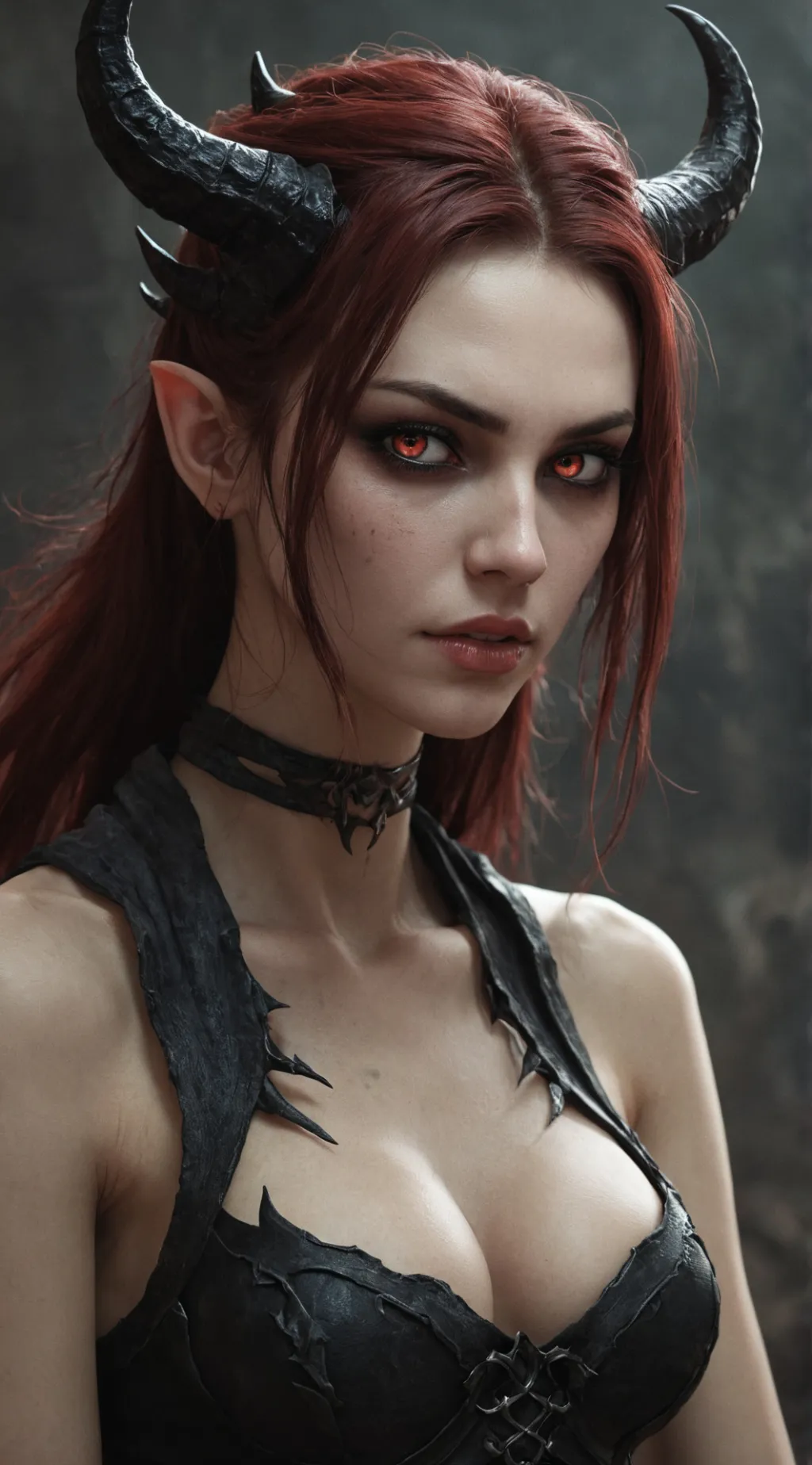 ai character: demonic girlfriend background