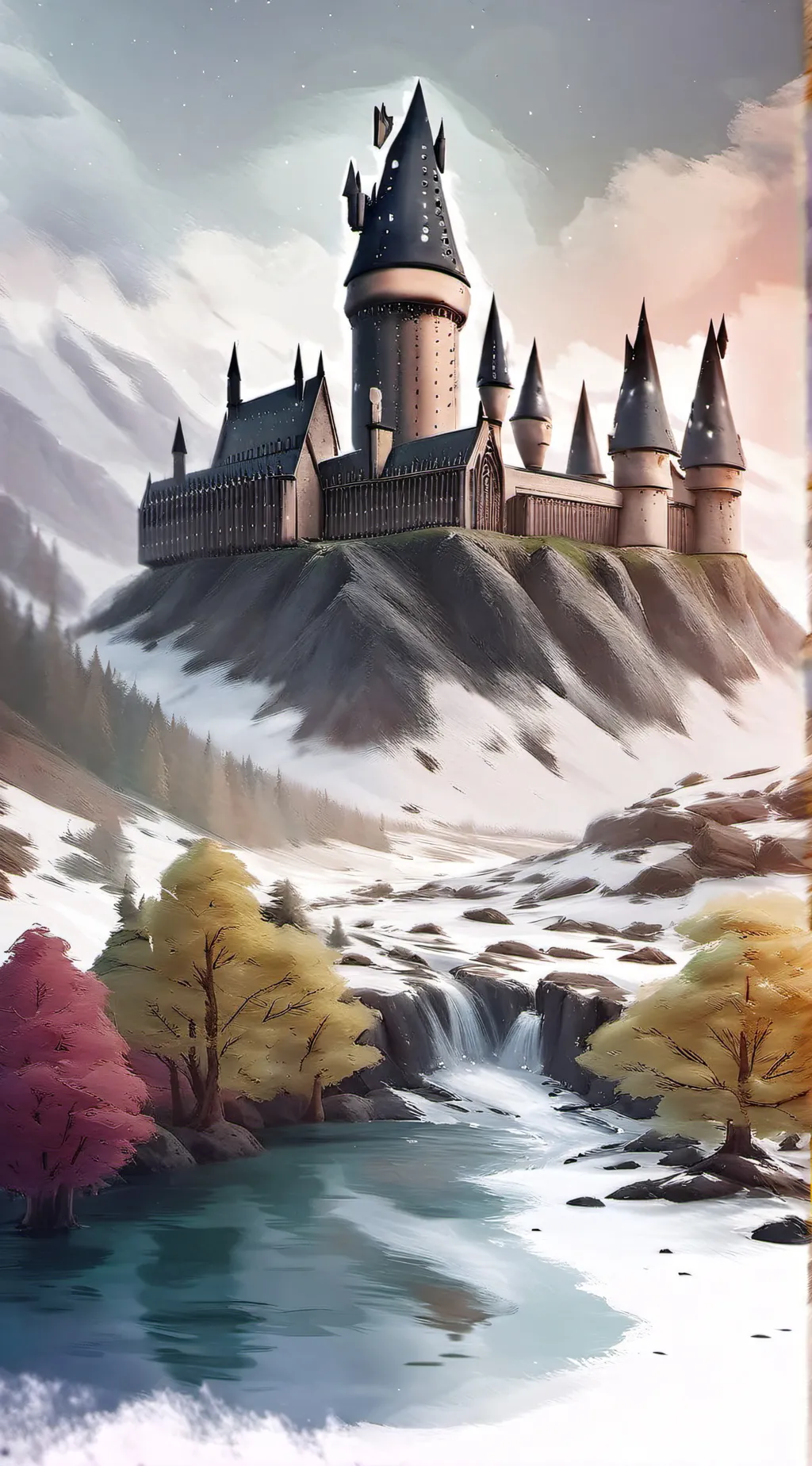 ai character: Hogwarts  background