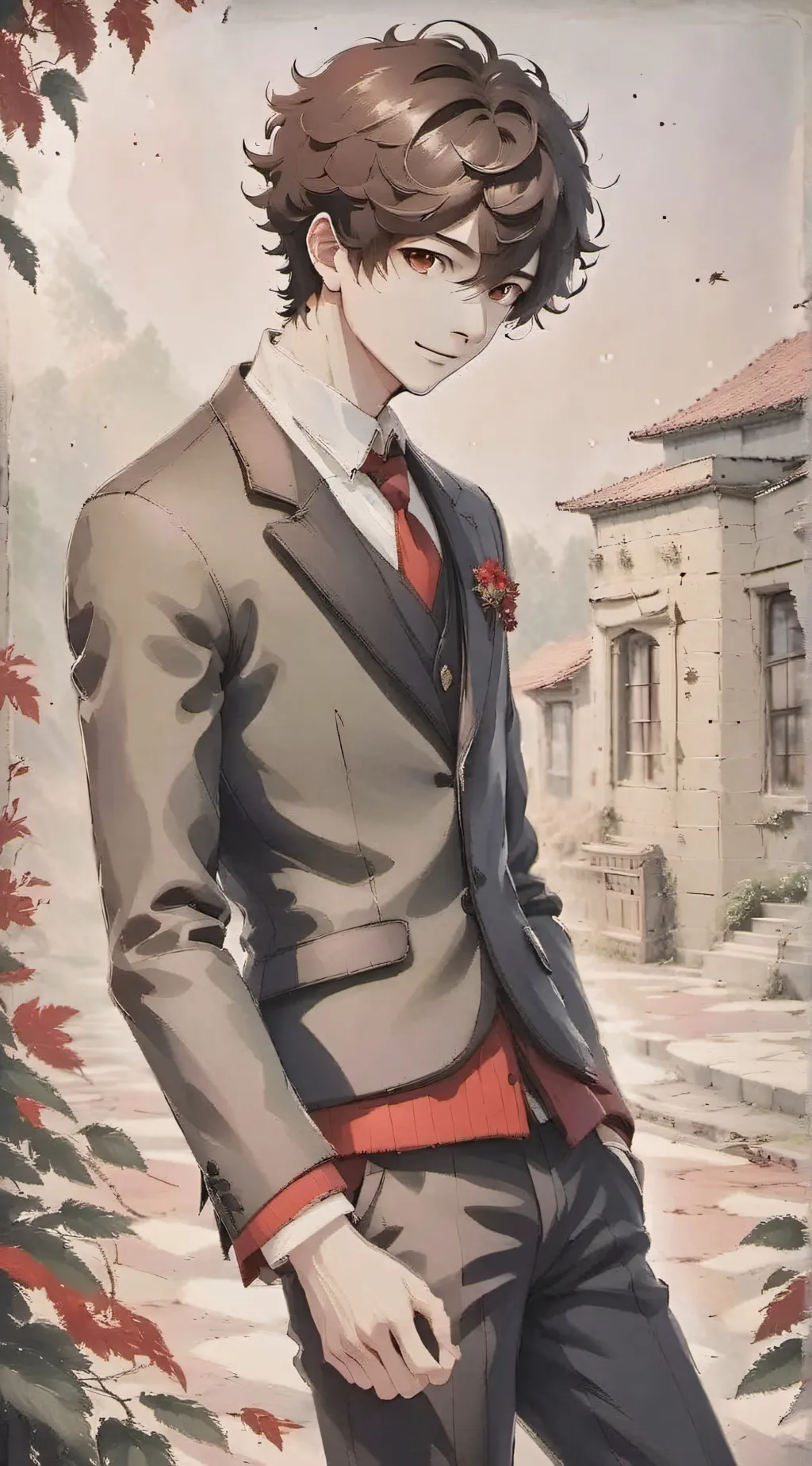 ai character: mattheo riddle  background