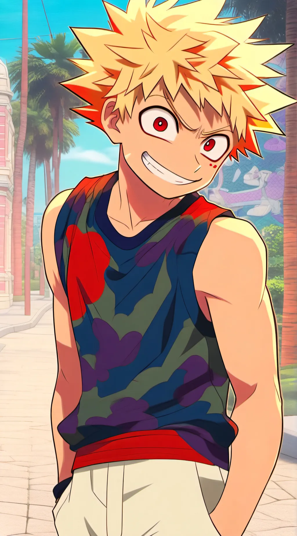 ai character: MHA•Training test background