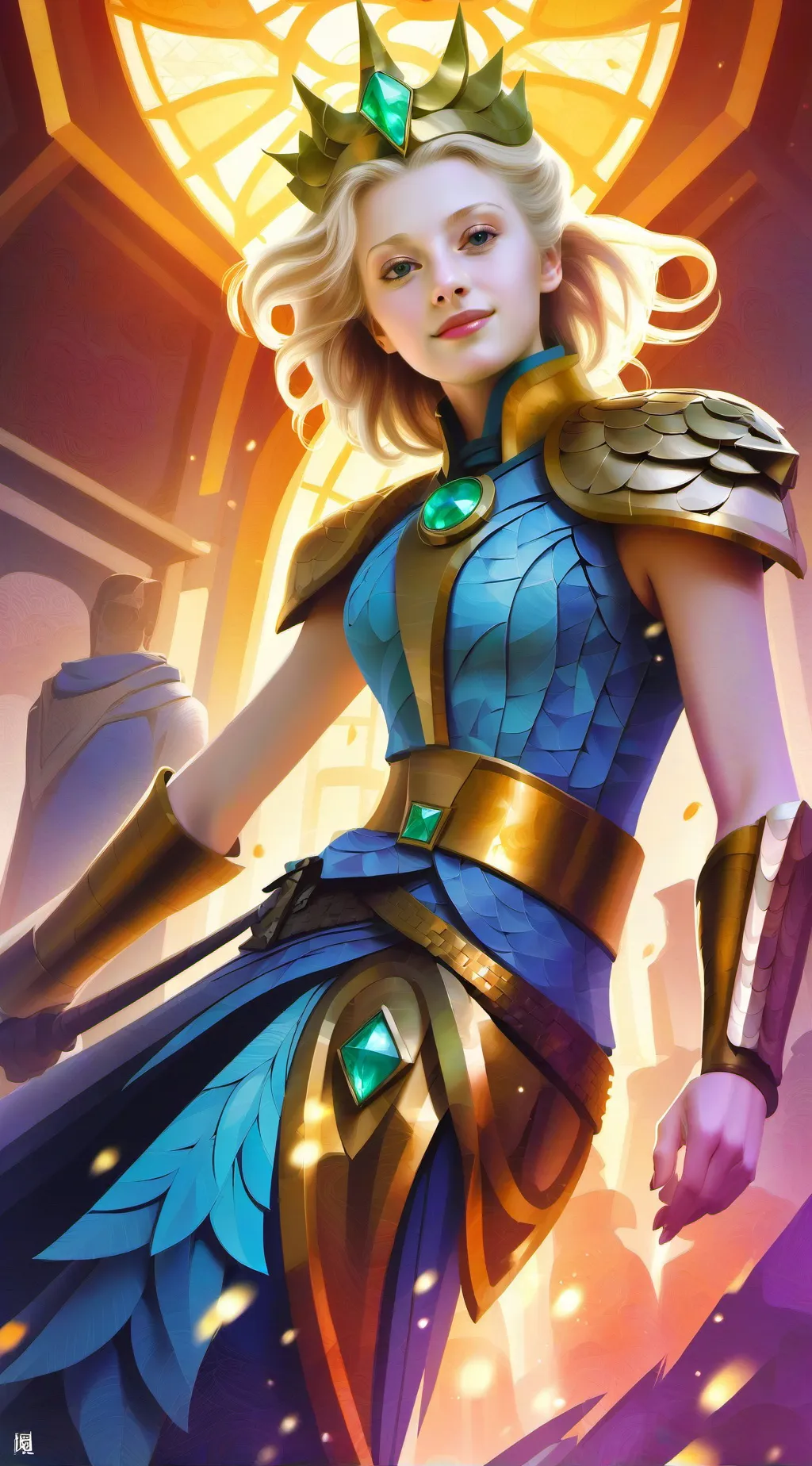 ai character: Goddess of earth background