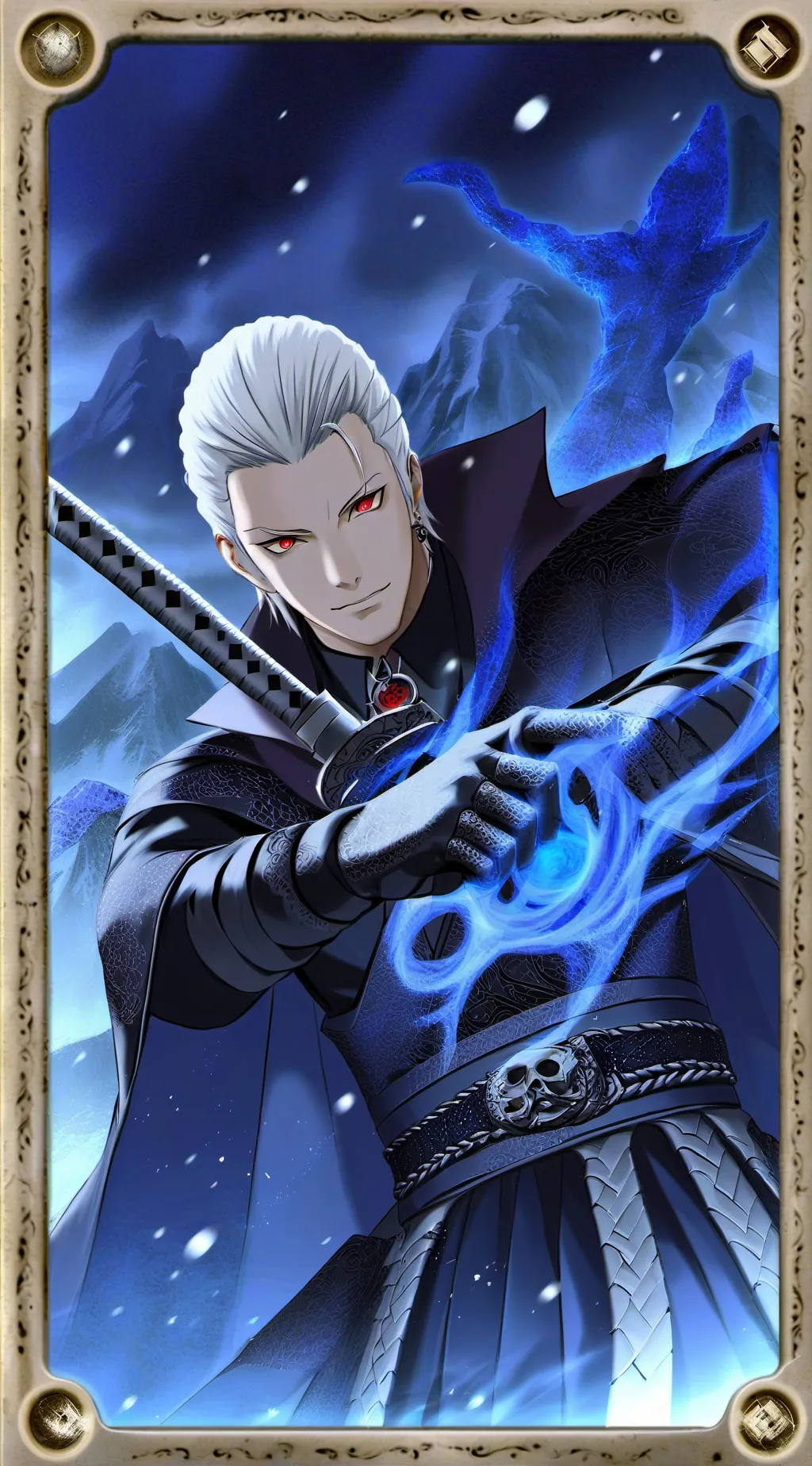 ai character: Hidan background