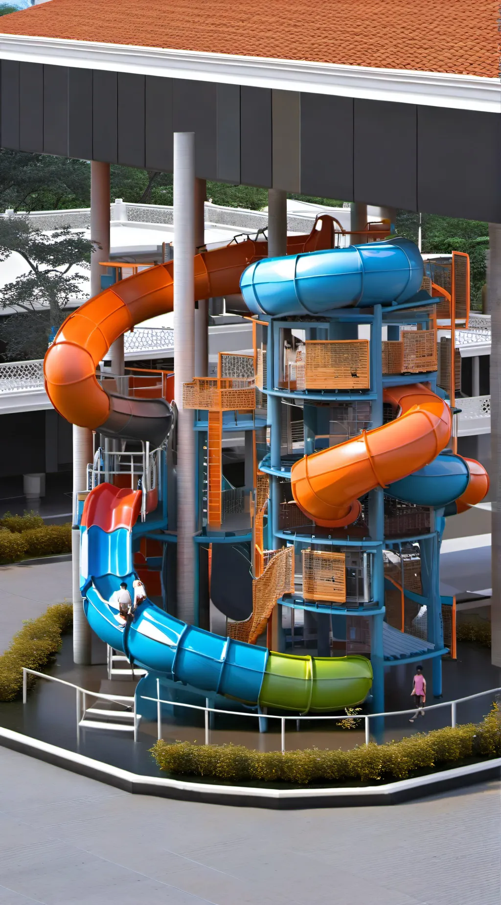 ai character: Great wolf lodge background
