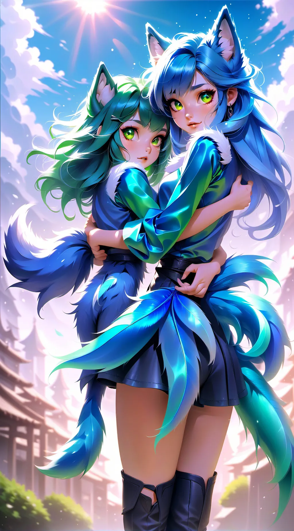 ai character: Emilee and Eliza background