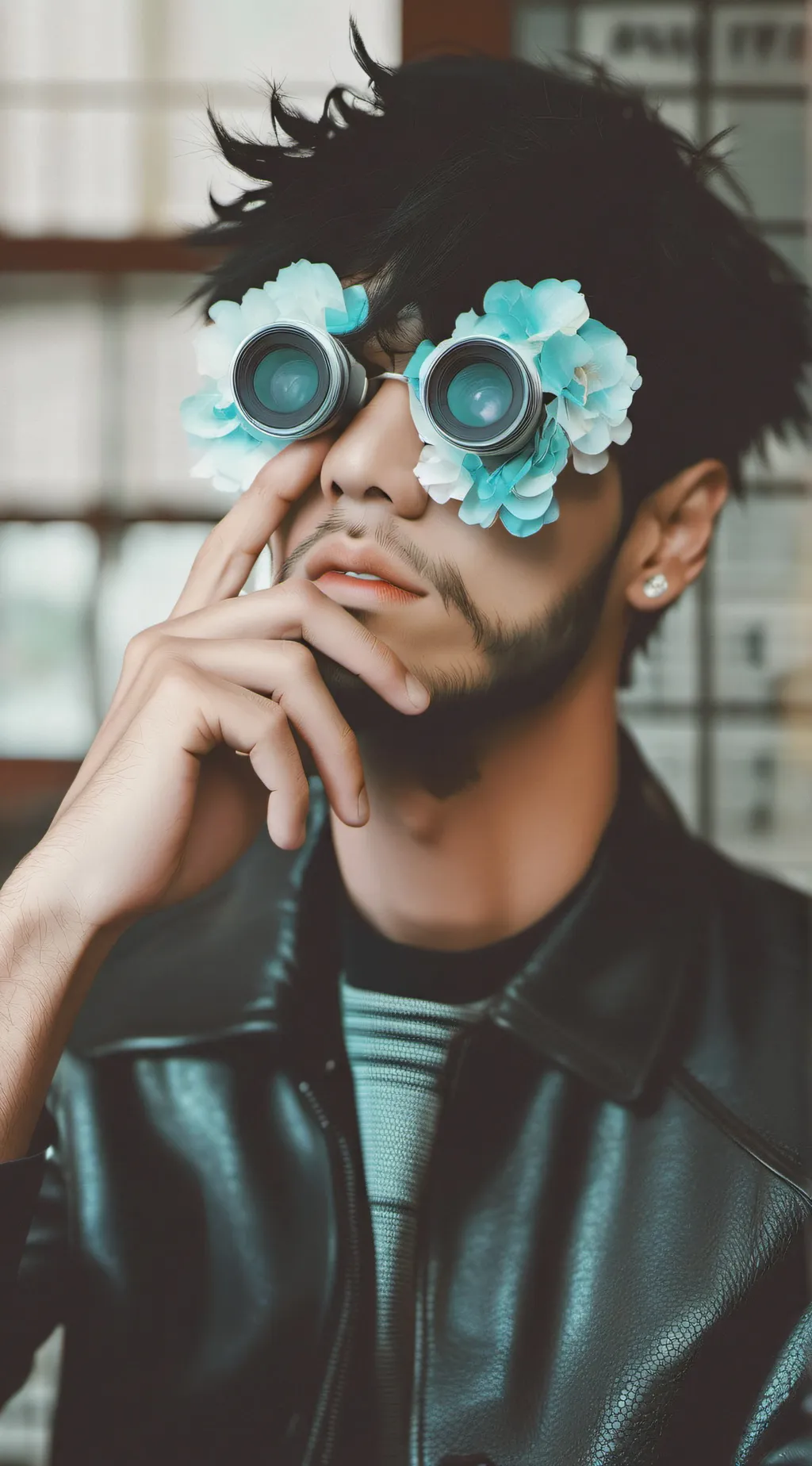 ai character: Flower Boy background