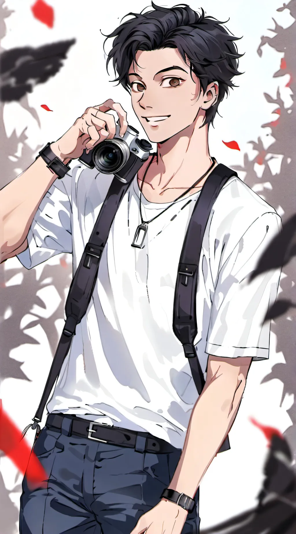 ai character: Que background