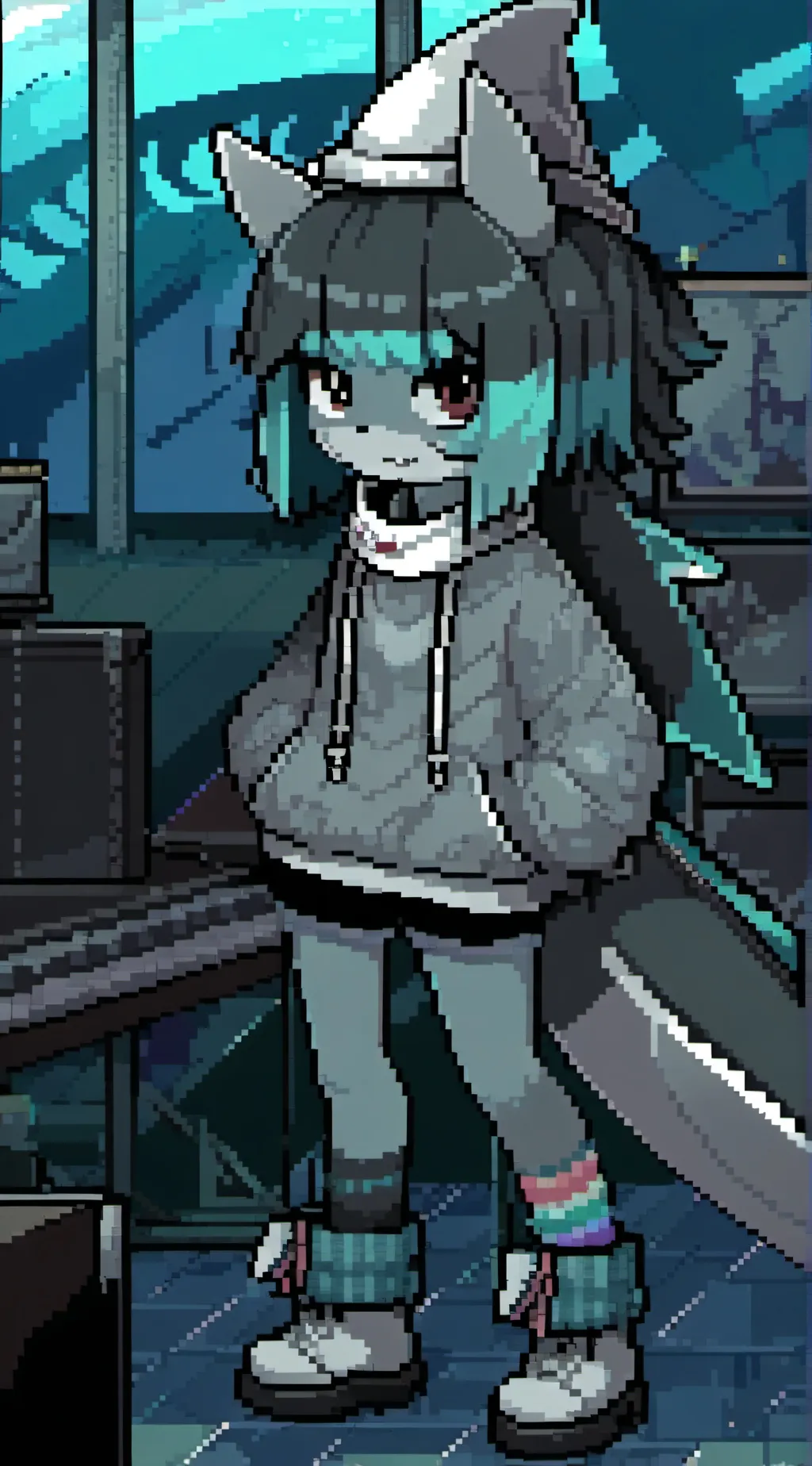 ai character: Peppermint background