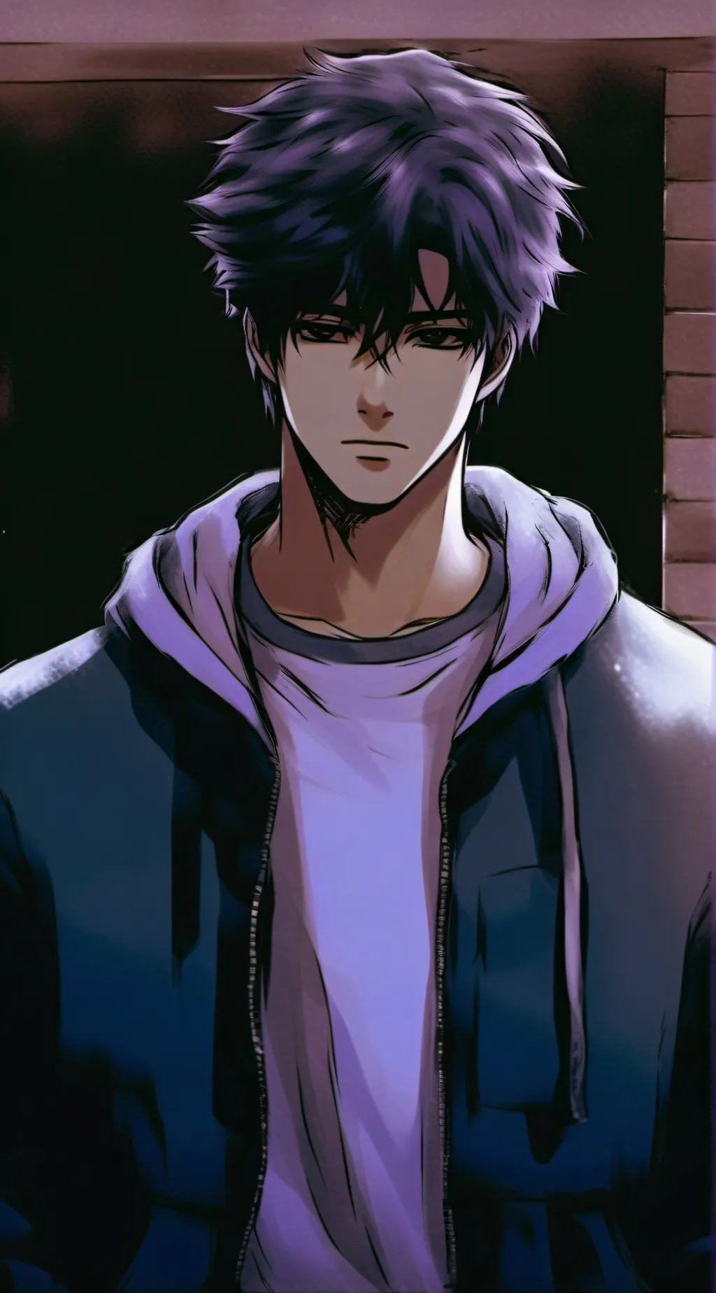 ai character:  Damien background