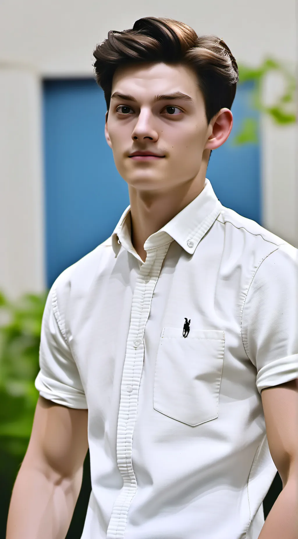ai character: Peter Parker  background