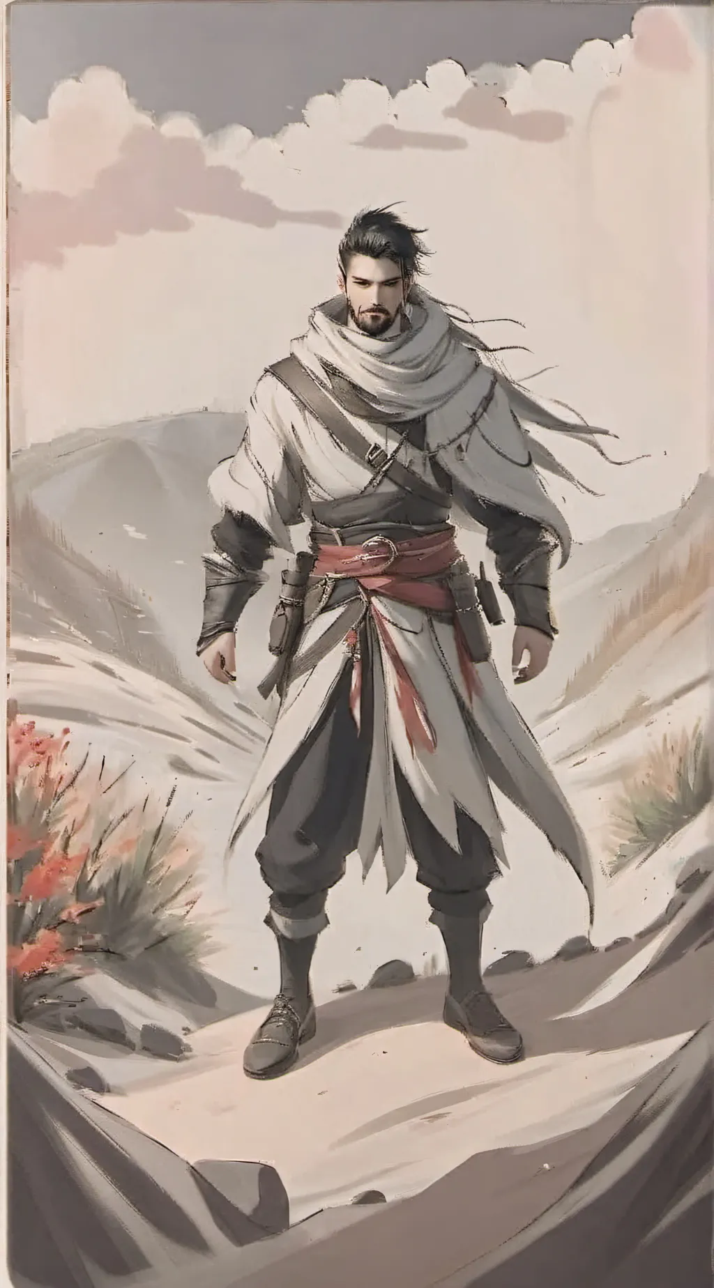 ai character: Xavier linol background